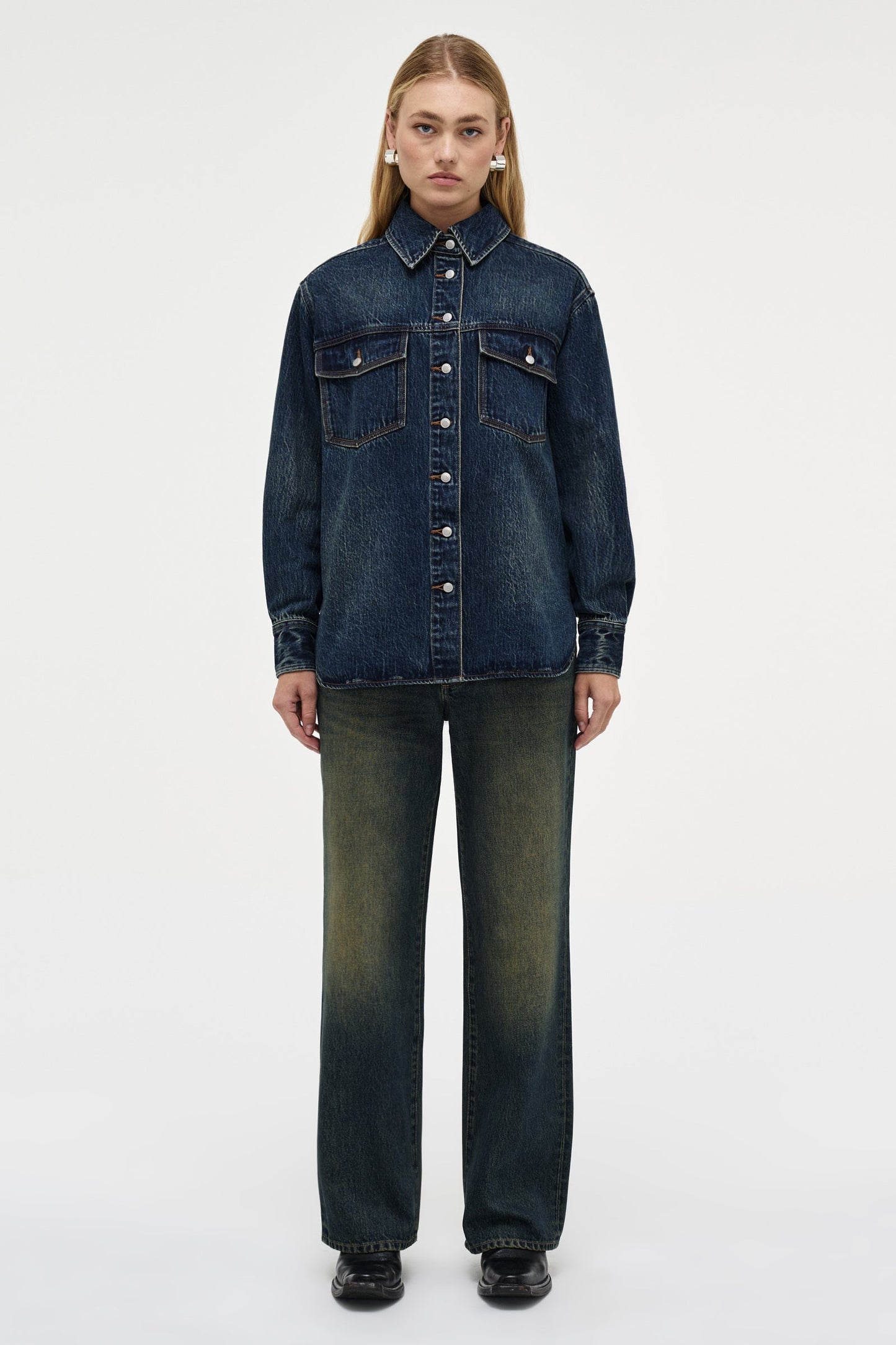 Amarillo Over Shirt - Pure Indigo