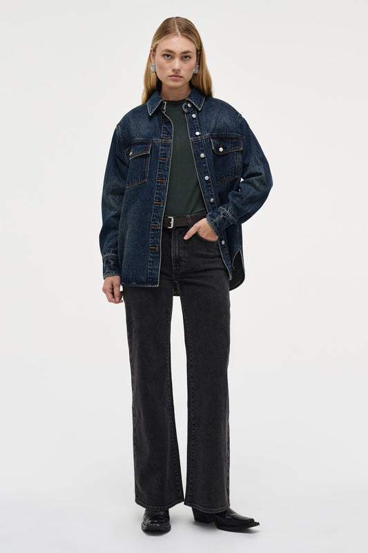 AM Ribbed Longsleeve Tee - Military