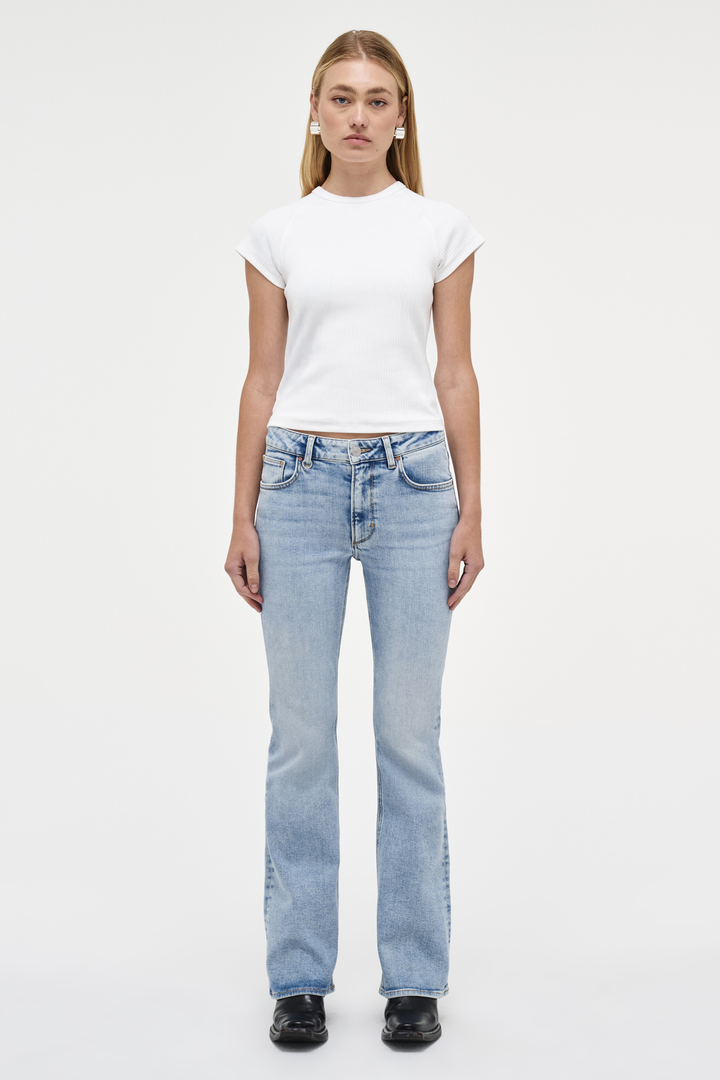 Fonda Raglan Tee - White