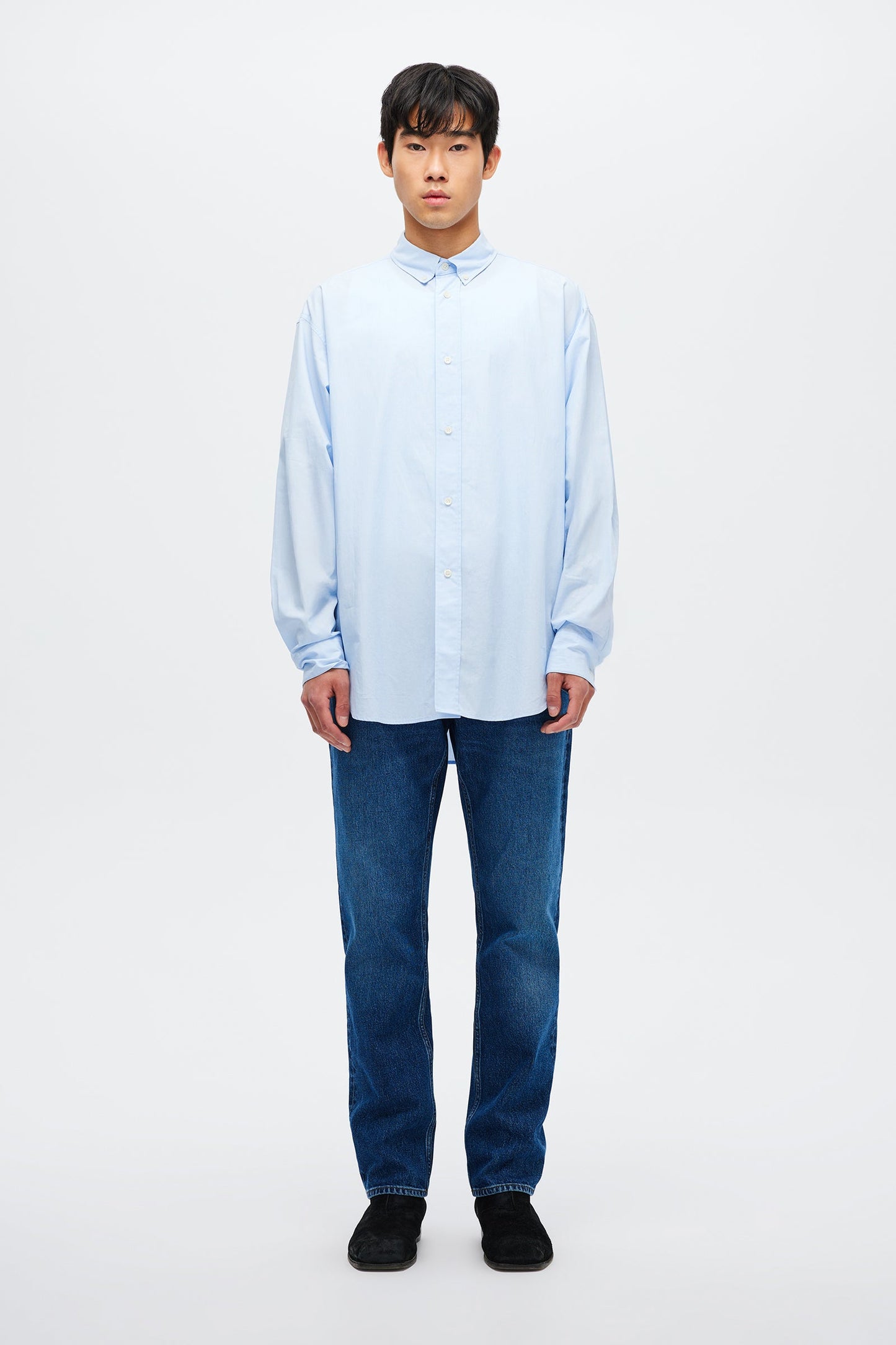 Relaxed Fit Shirt - Oxford Blue