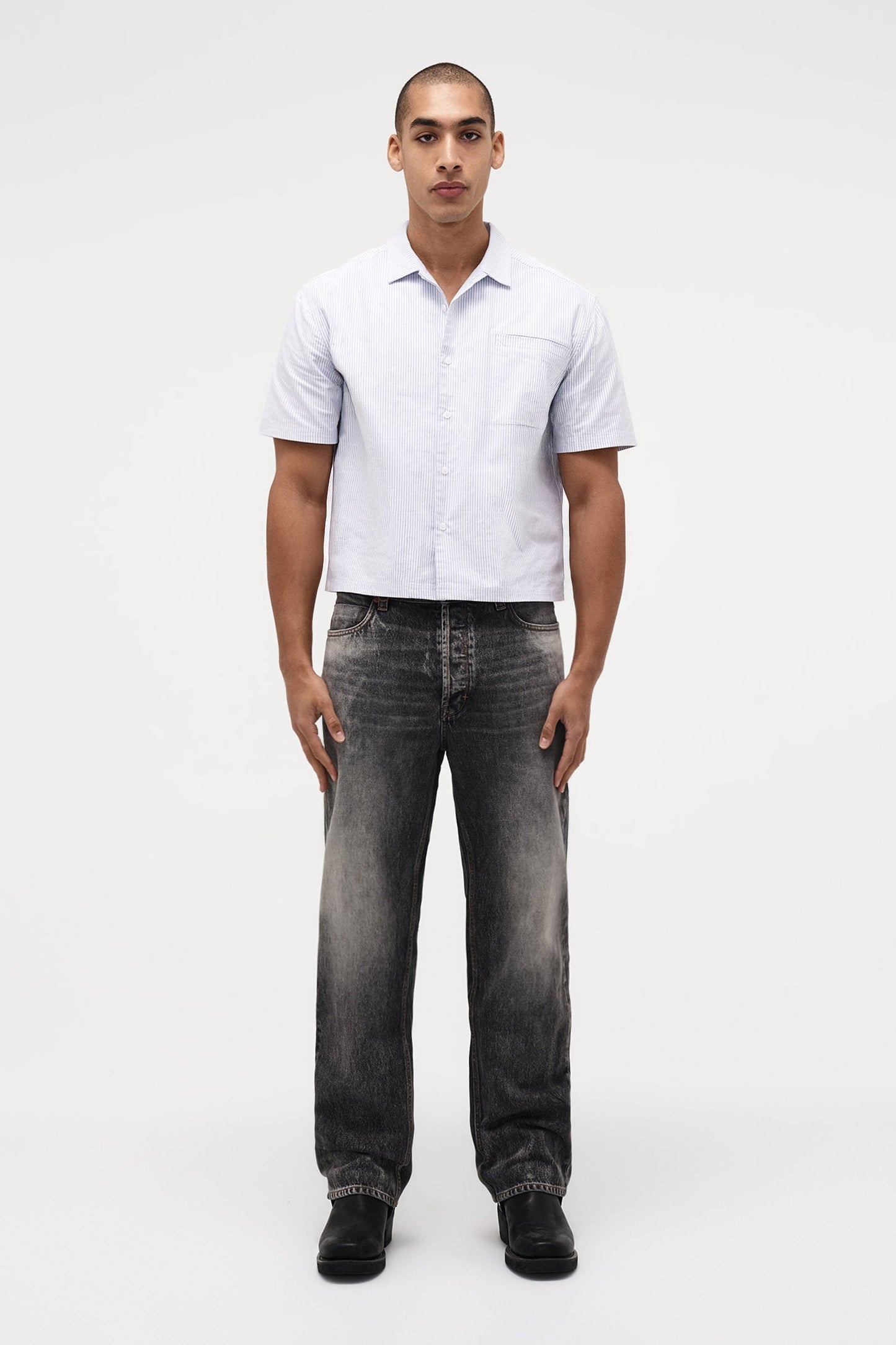 Stripe SS Mod Shirt