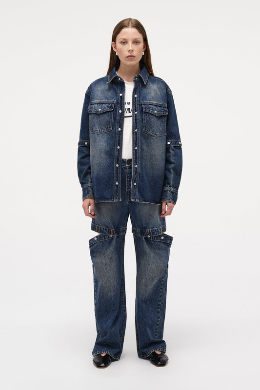 Cut Loose Denim Shacket