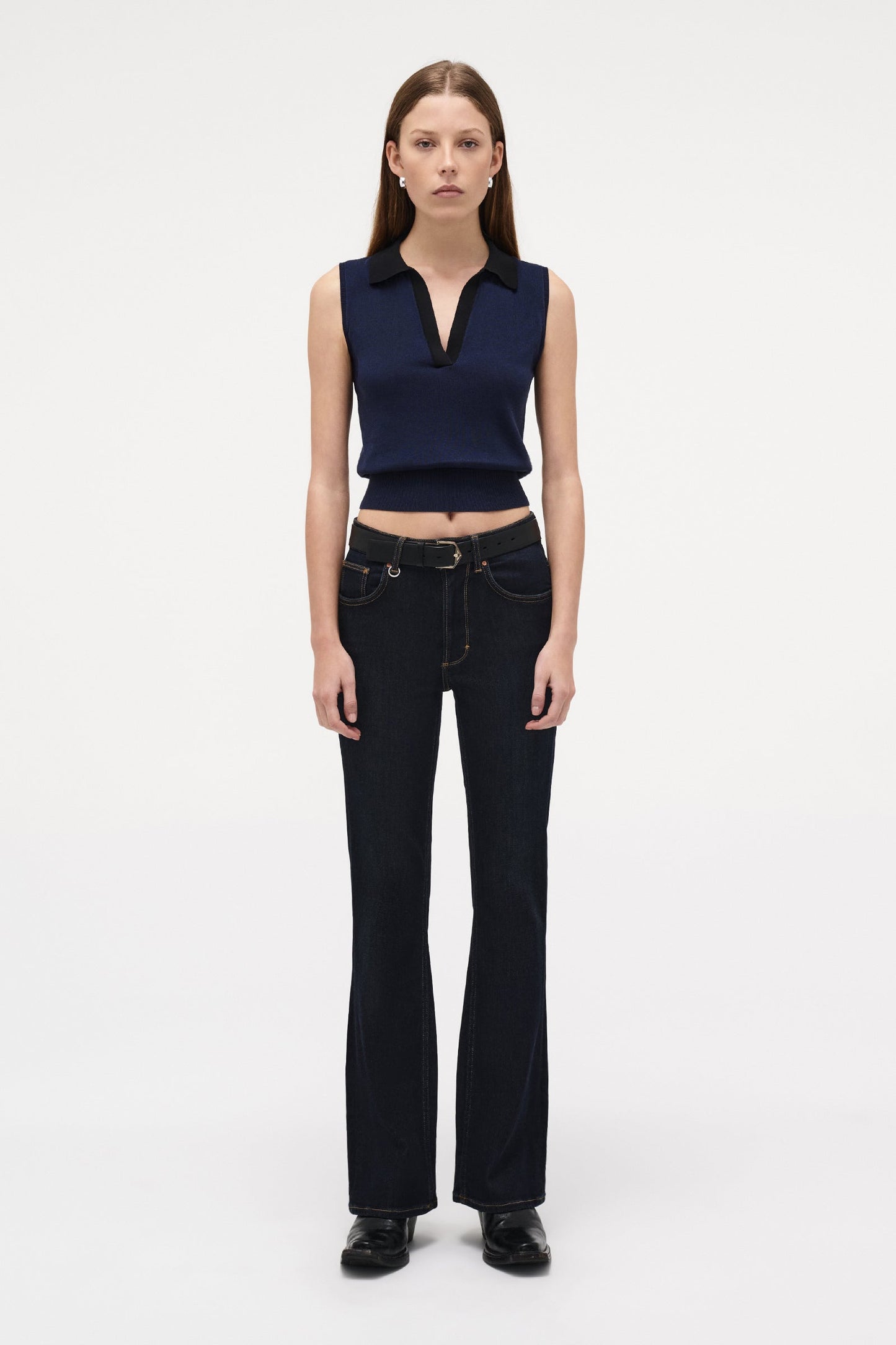 Disco Top - Dark Navy