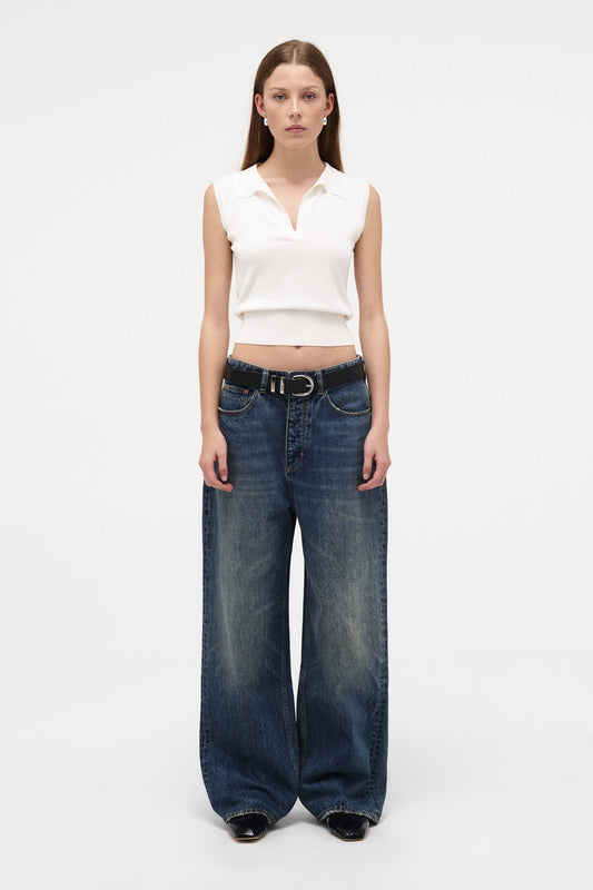 Disco Top - Cream White