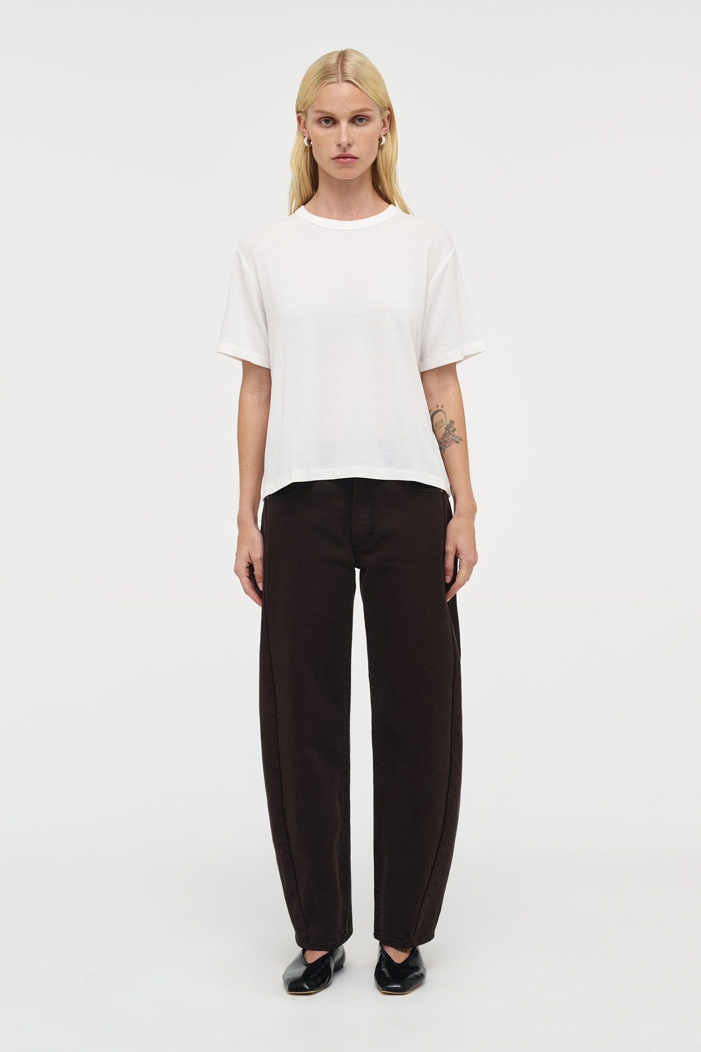 Lou Tissue Tee - White