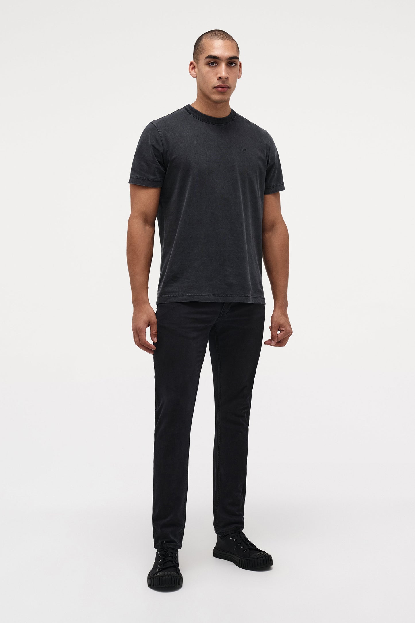 Lou Slim Twill - Black