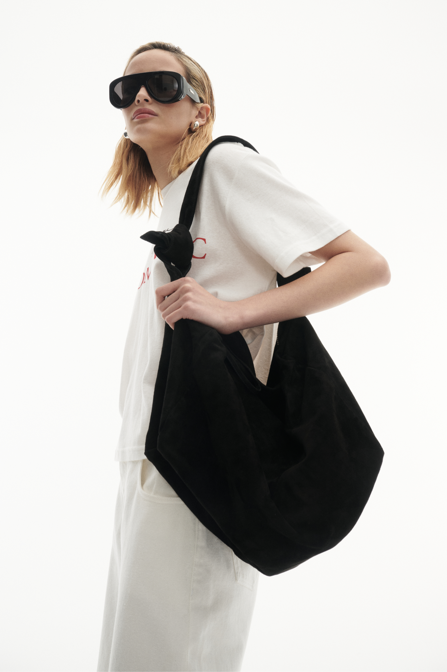 Suede One Nighter Bag