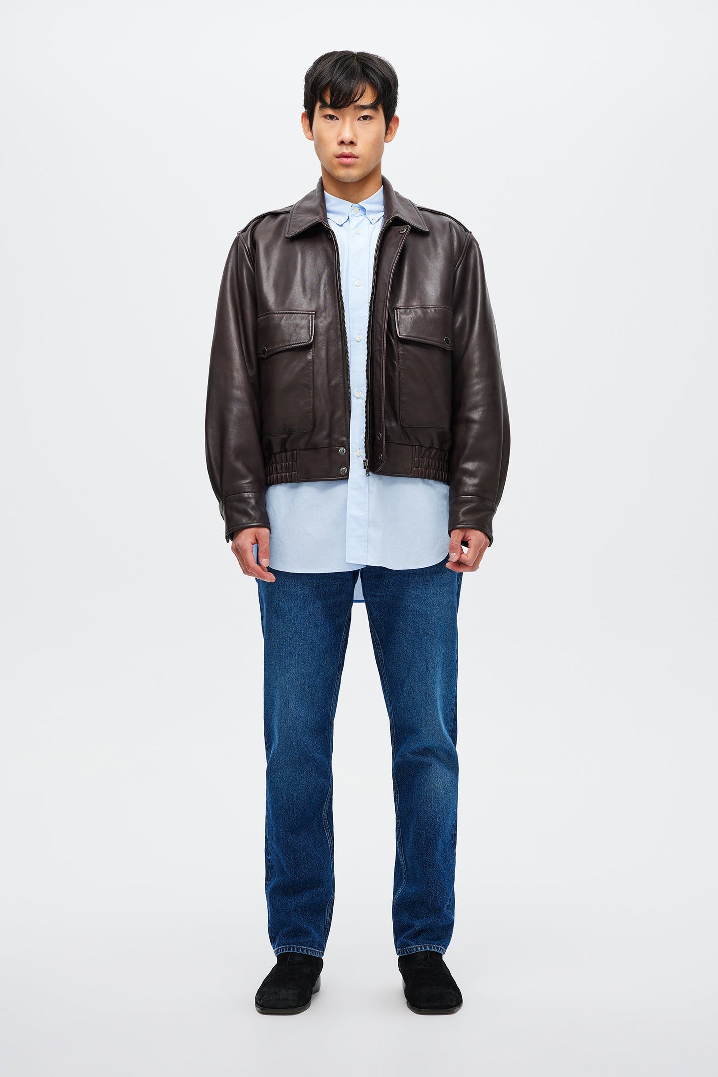 Relaxed Fit Shirt - Oxford Blue