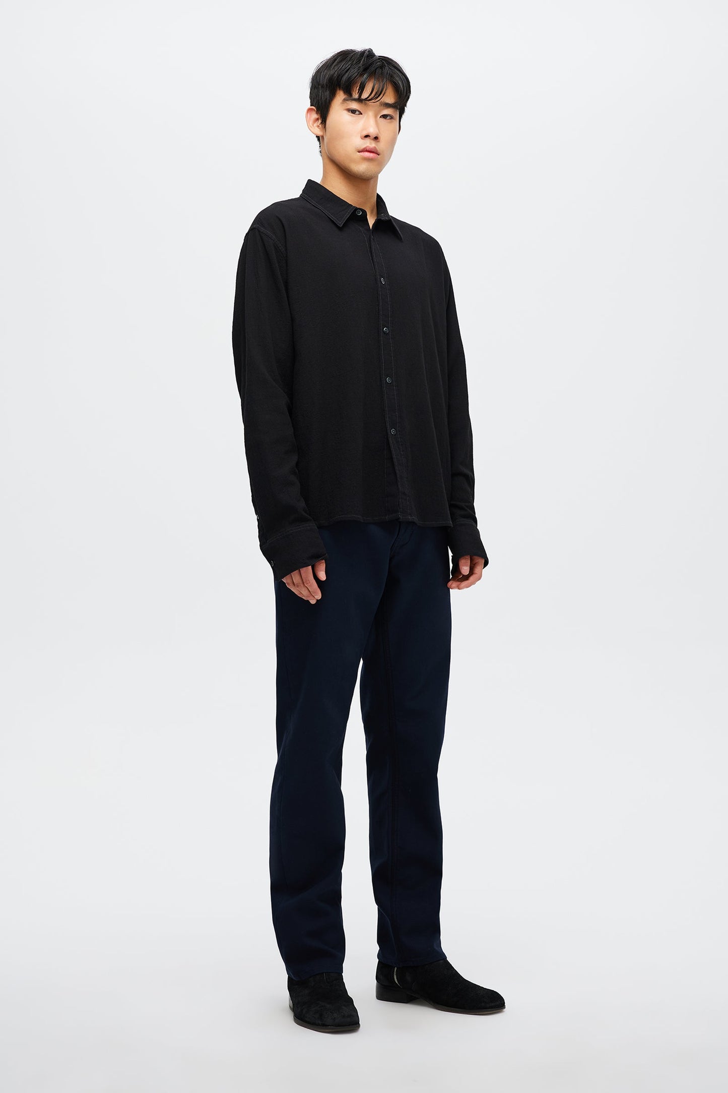 Regular Fit Shirt - Washed Black