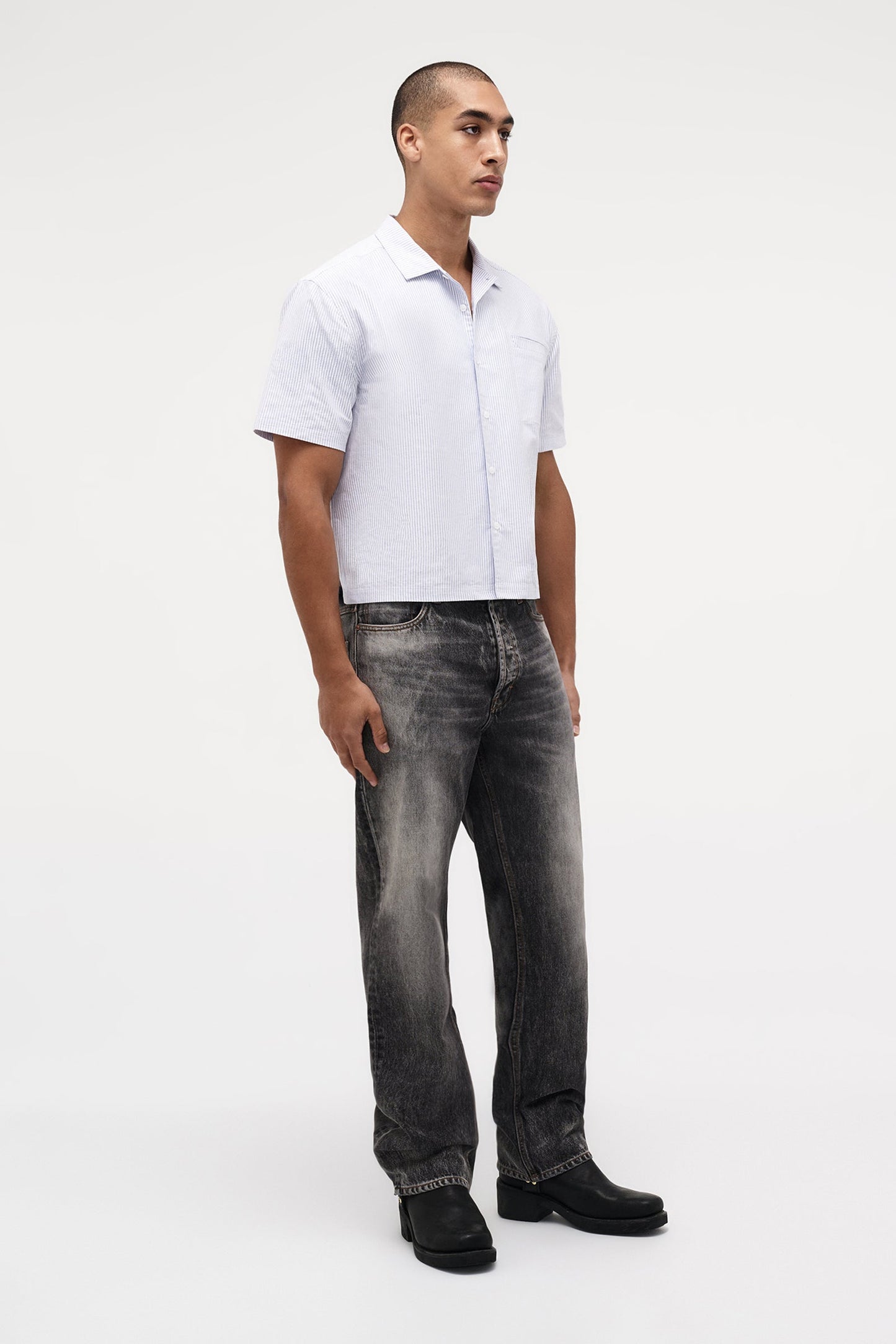 Stripe SS Mod Shirt