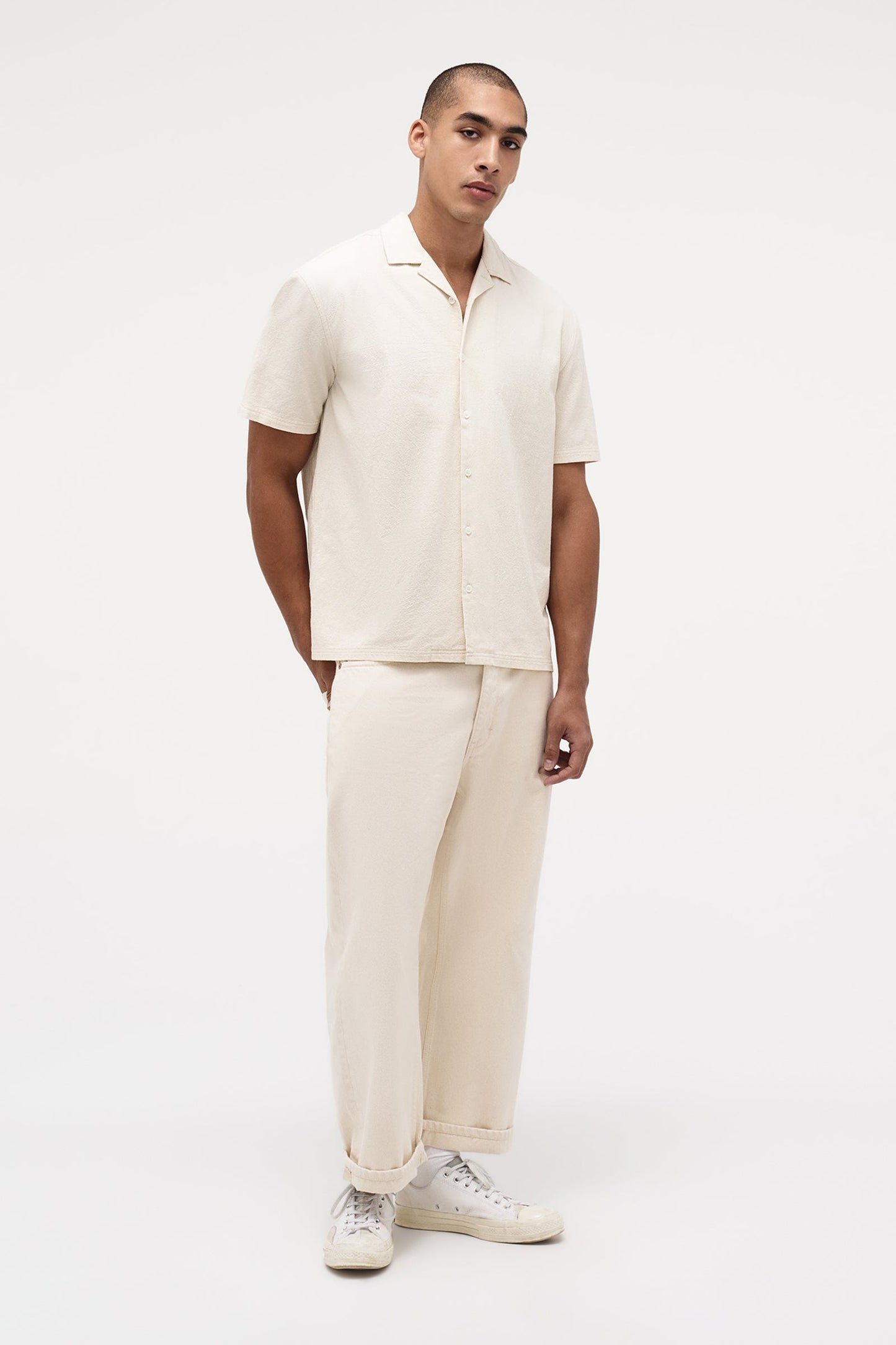 Cotton Crepe SS Shirt