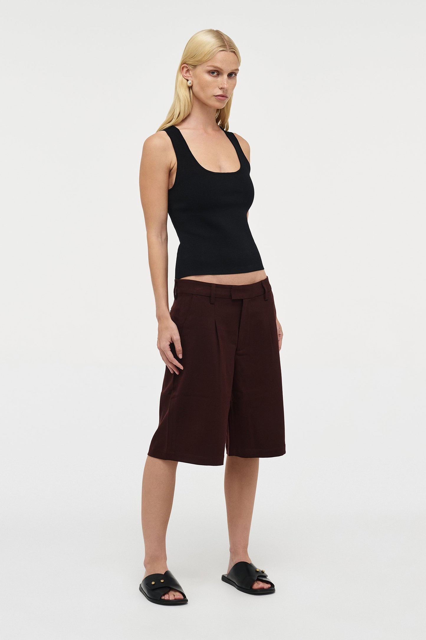 Suki Knit Tank - Black