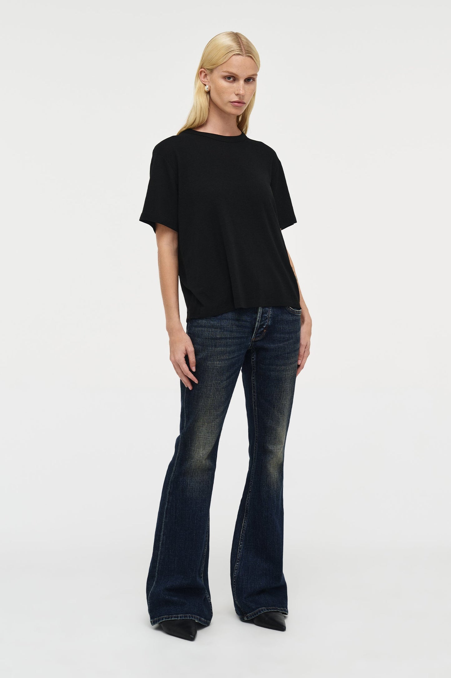 Lou Tissue Tee - Black