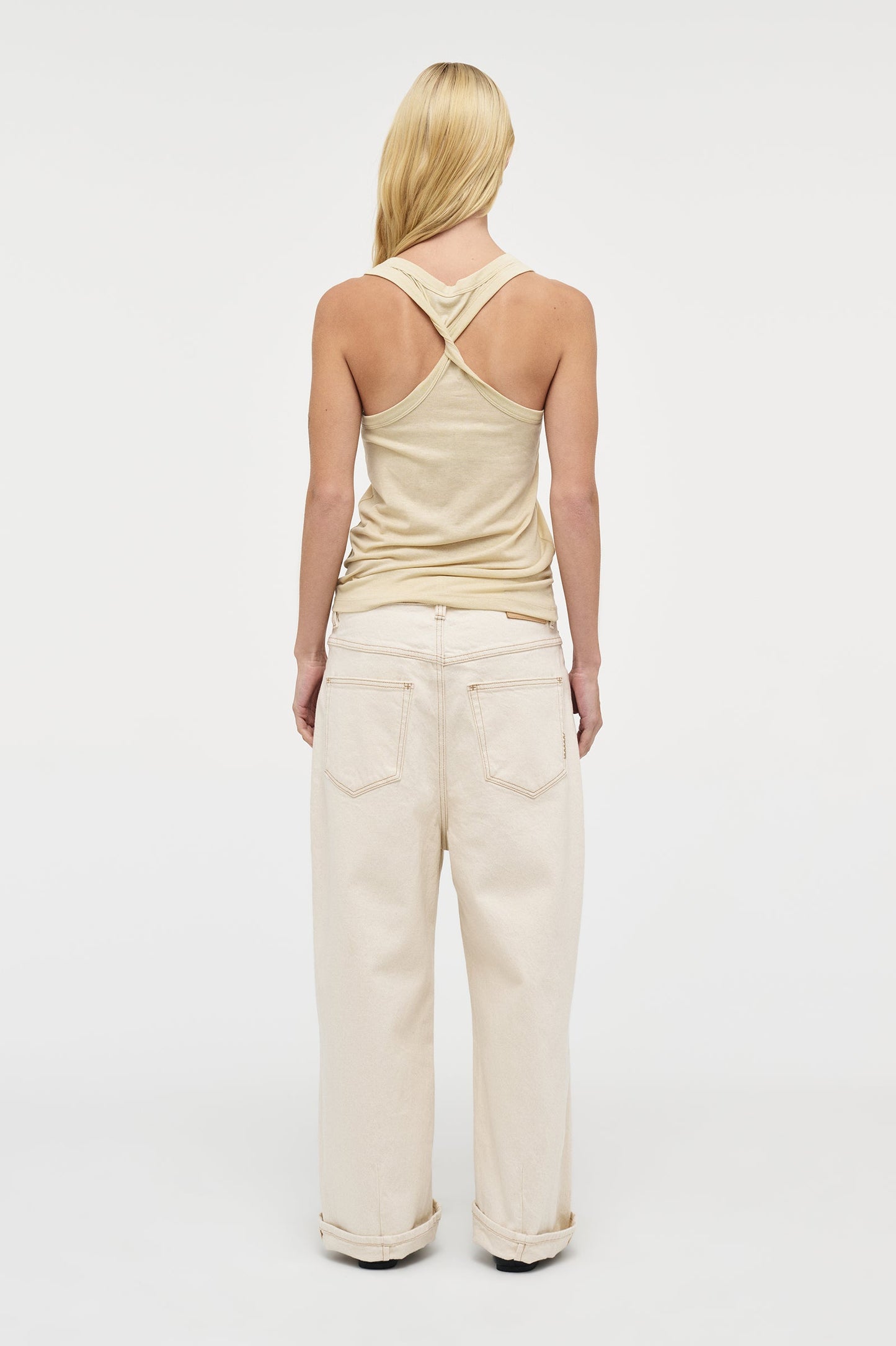 Twist Tank - Cream