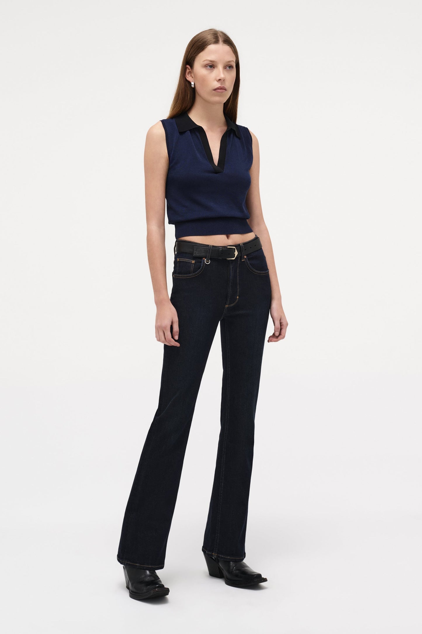 Disco Top - Dark Navy