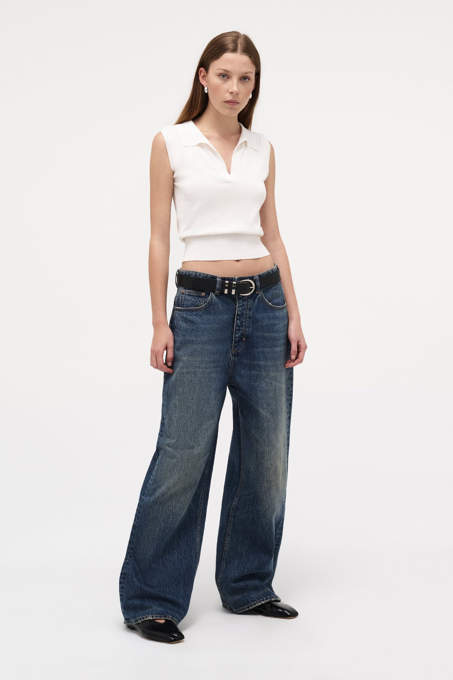 Disco Top - Cream White