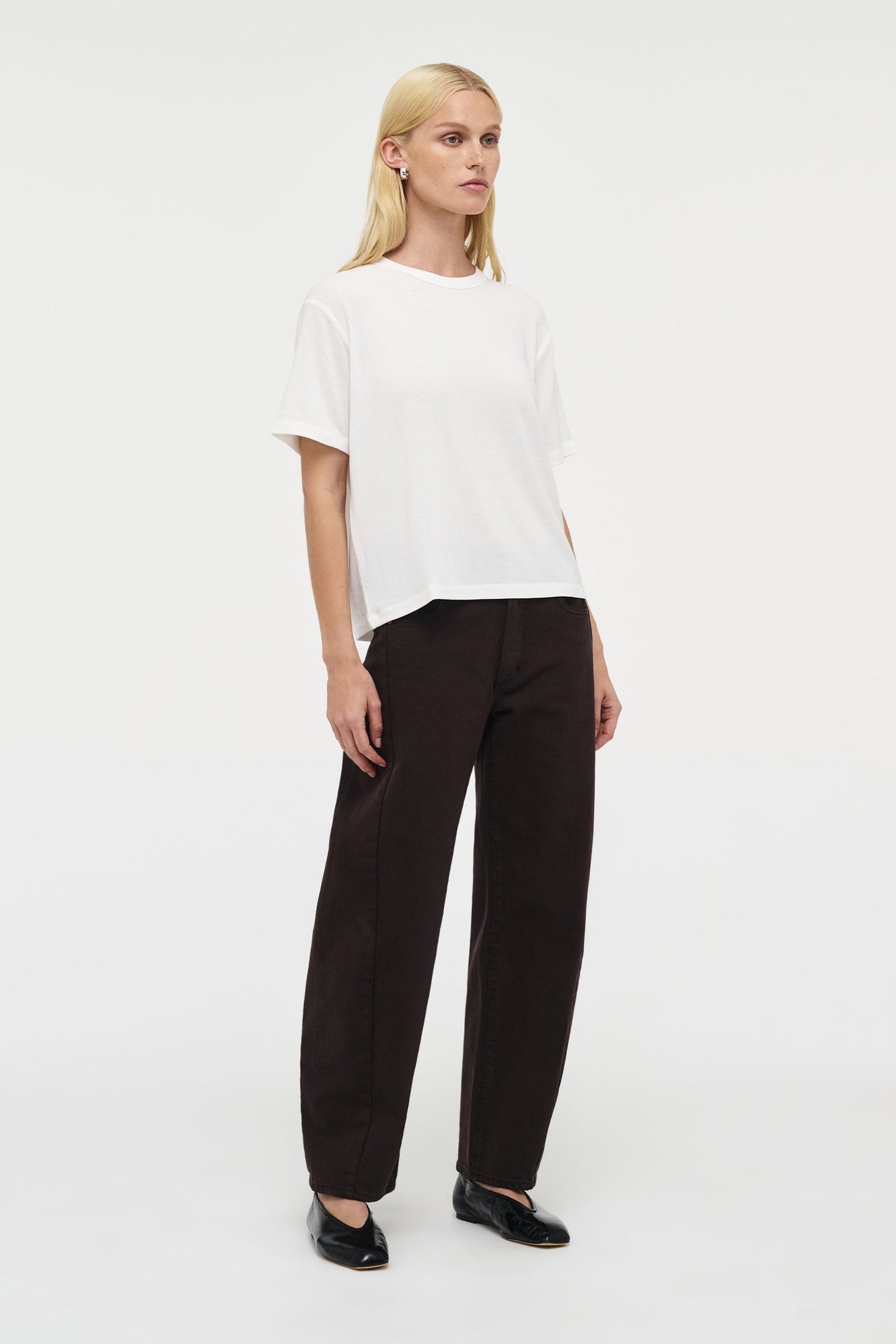 Lou Tissue Tee - White