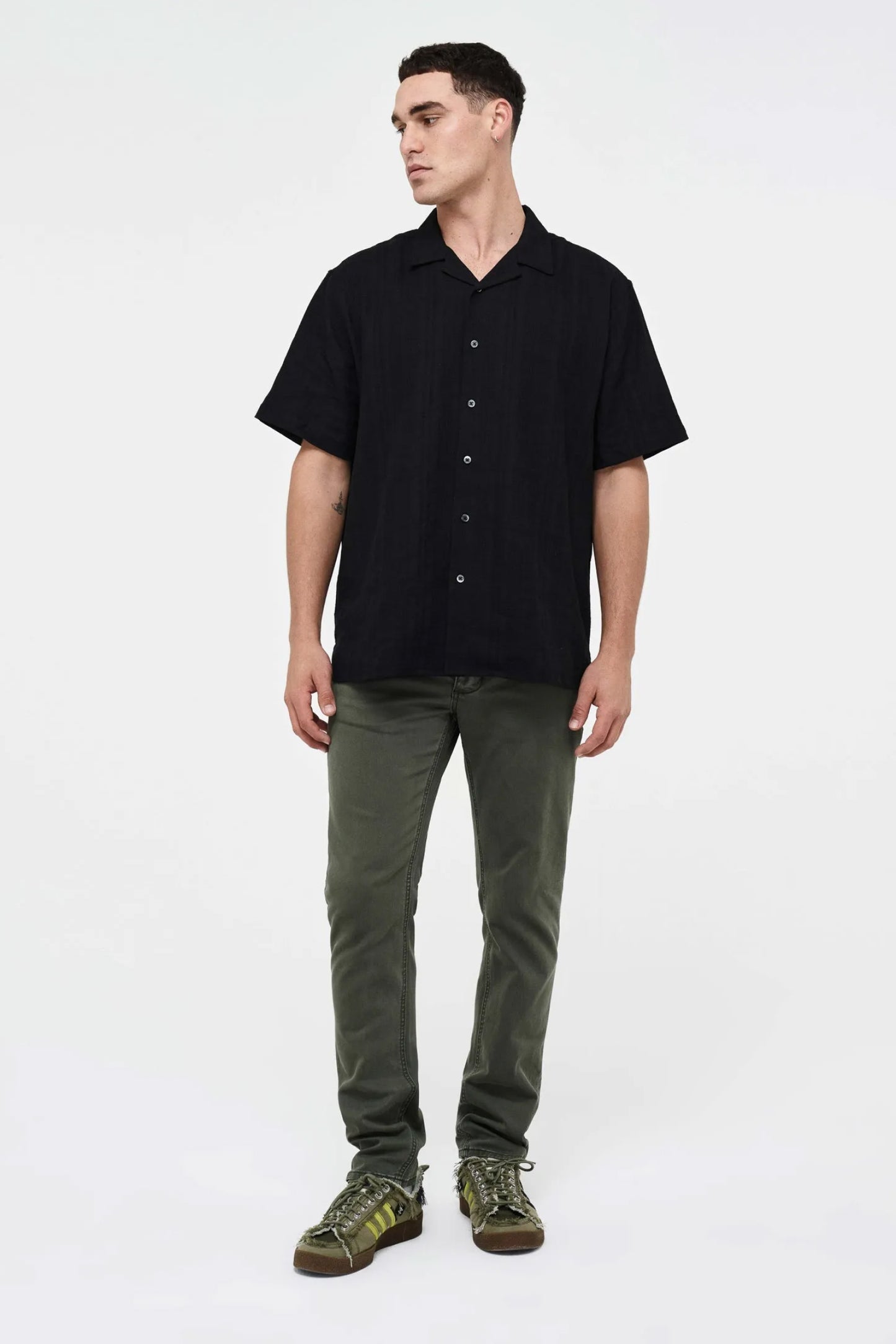 Lou Slim Twill - Military