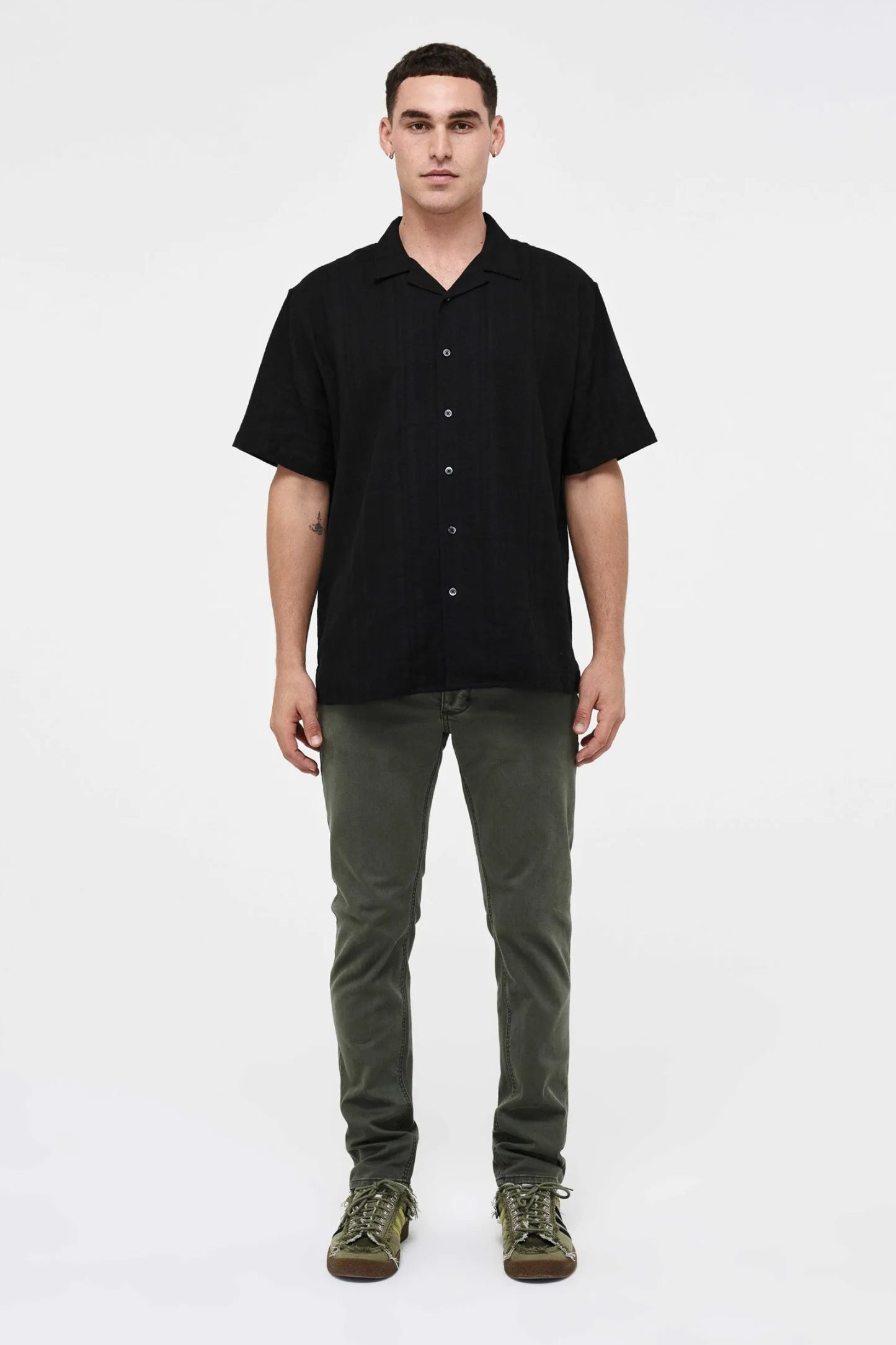 Lou Slim Twill - Military