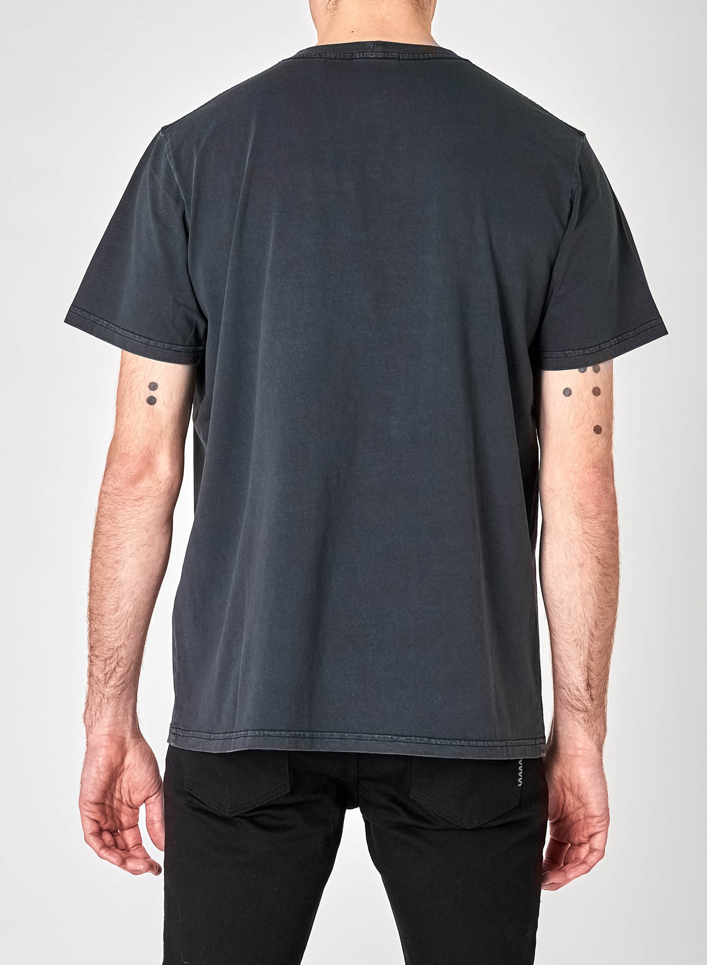 Organic Neuw Band Tee - Black Neuw fitted black mens-t-shirt