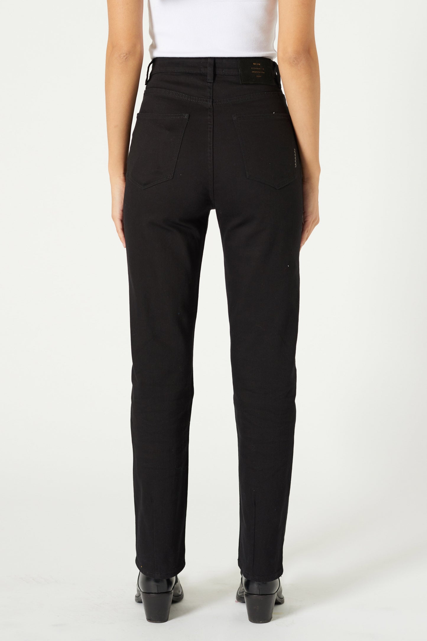 Nico Straight - Stay Black Neuw dark black womens-jeans