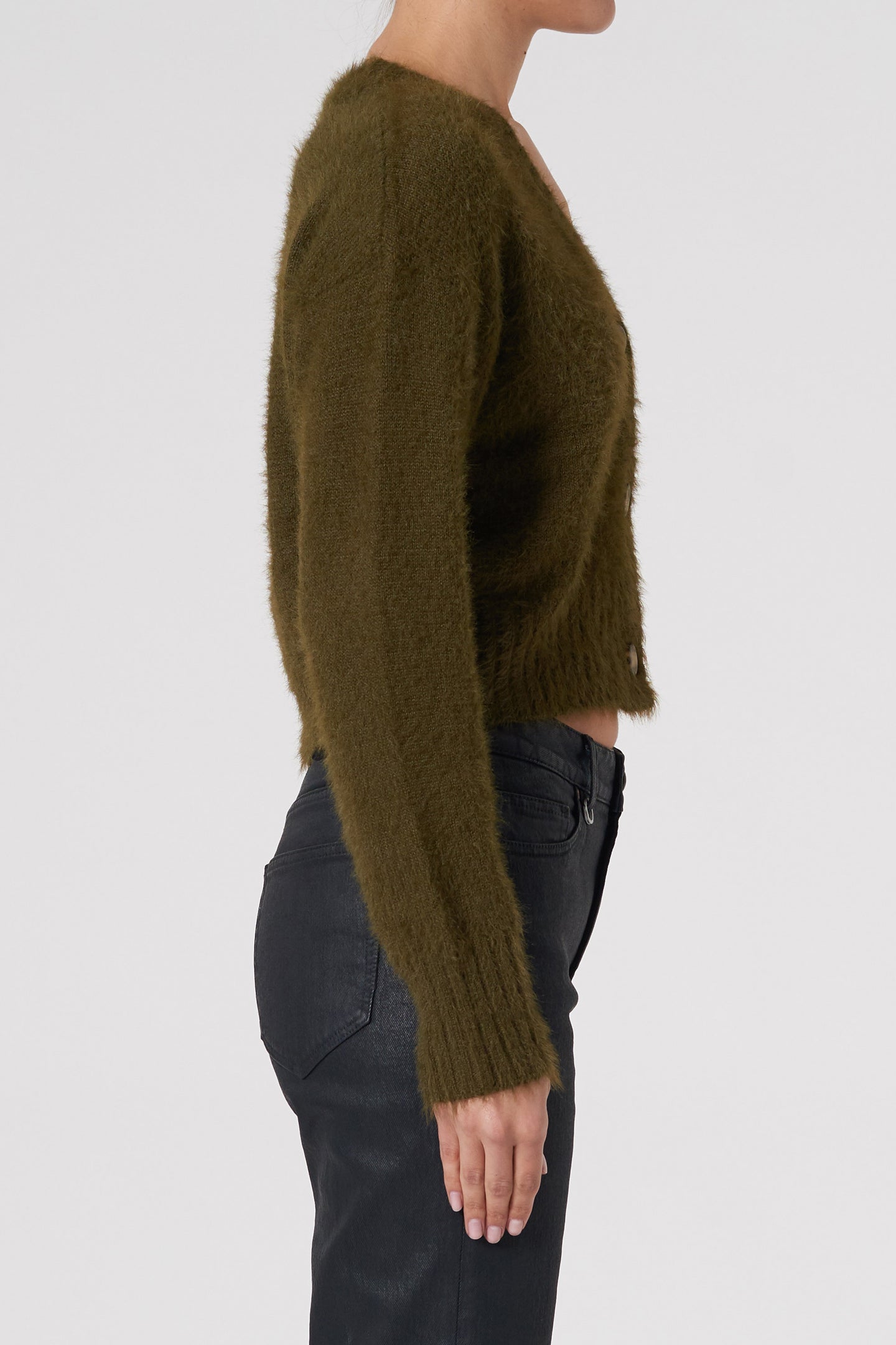 Kate Knit Cardigan - Kelp