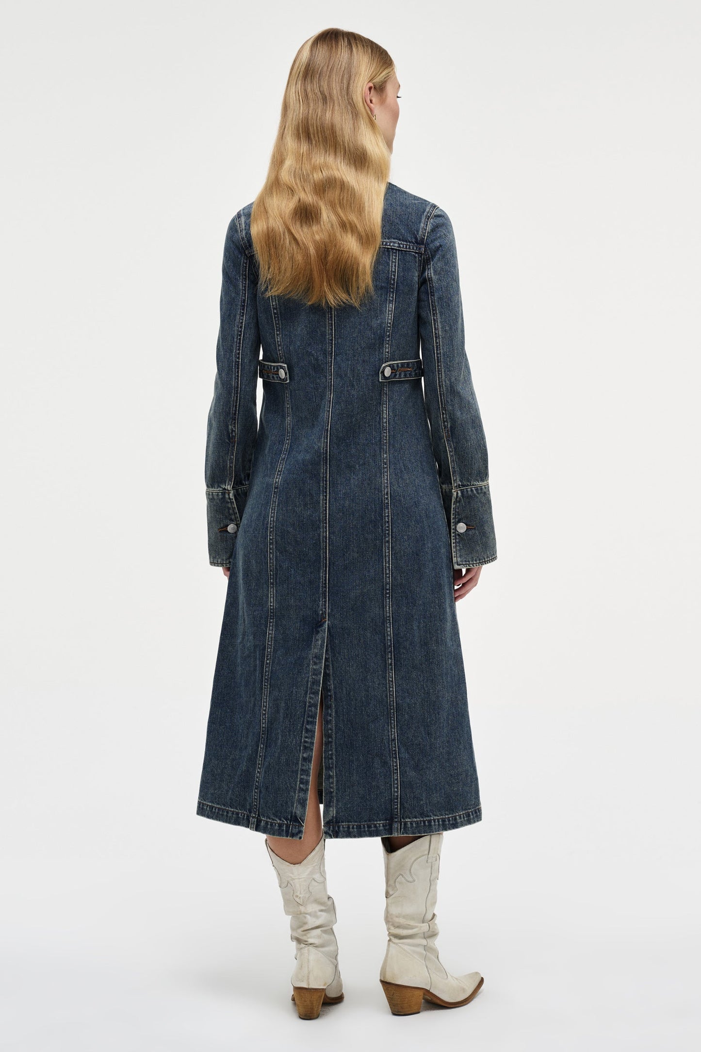 Chelsea Denim Shirt Dress - Pure Indigo