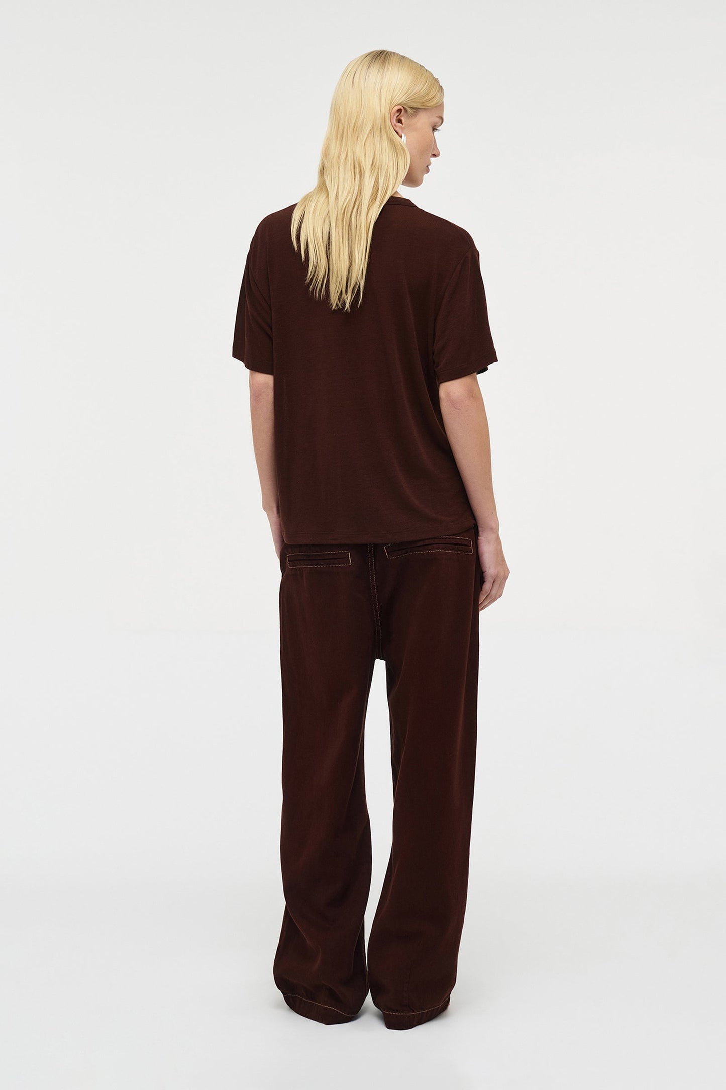 Lou Tissue Tee - Espresso