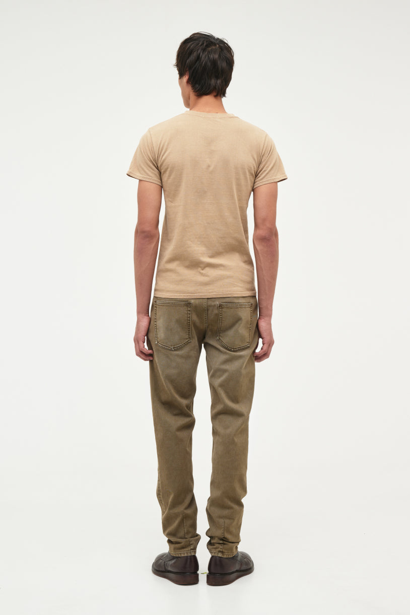Over Dyed Circular Knit Tee - Worn Sand