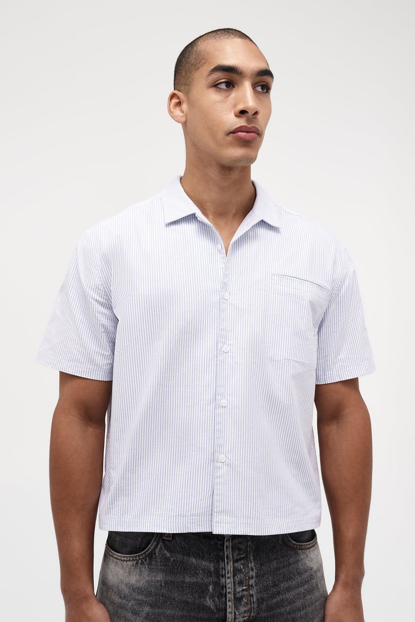 Stripe SS Mod Shirt