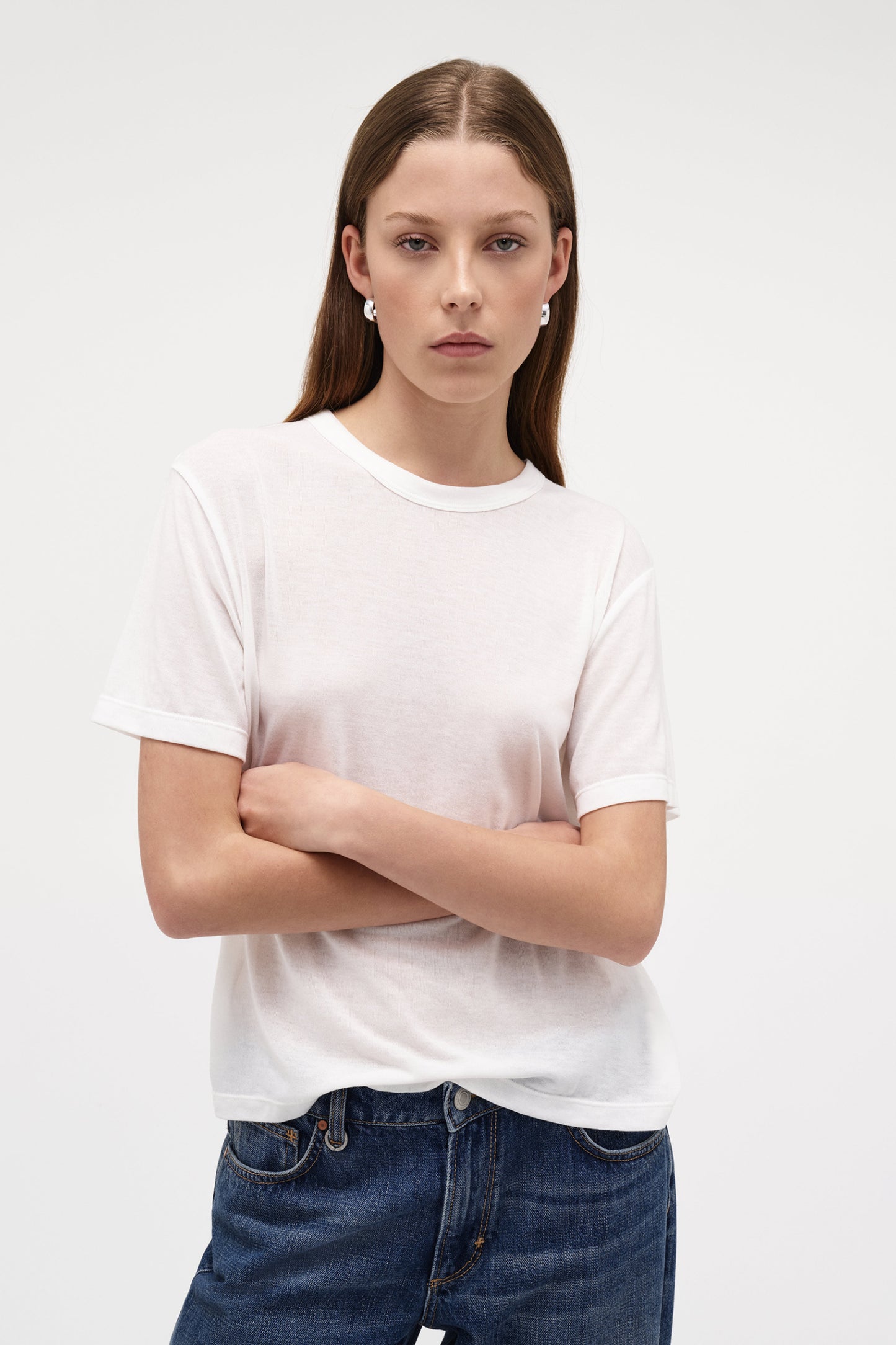 Modal Lou Tee - White