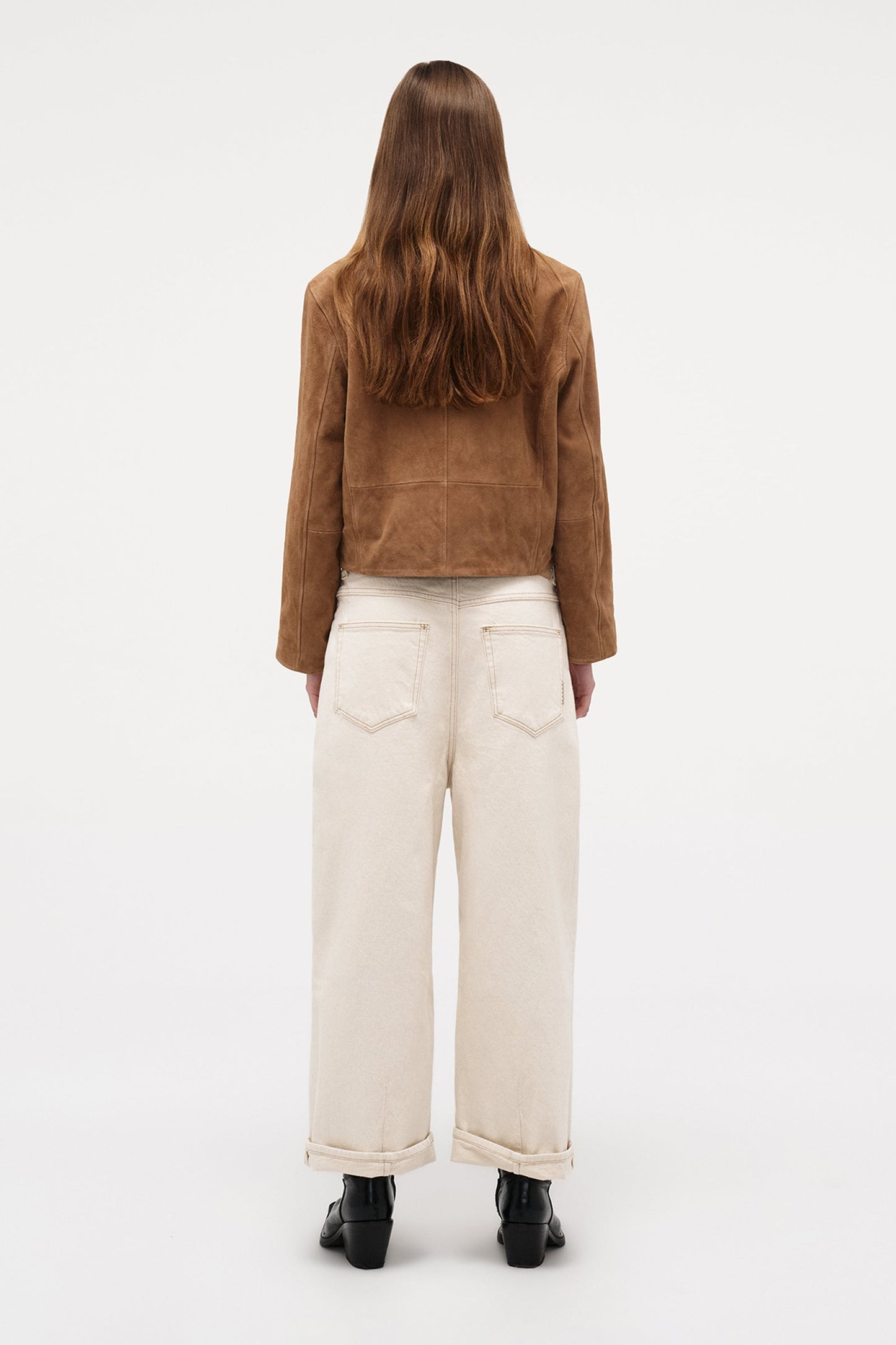 Yoko Baggy - Crop Cream