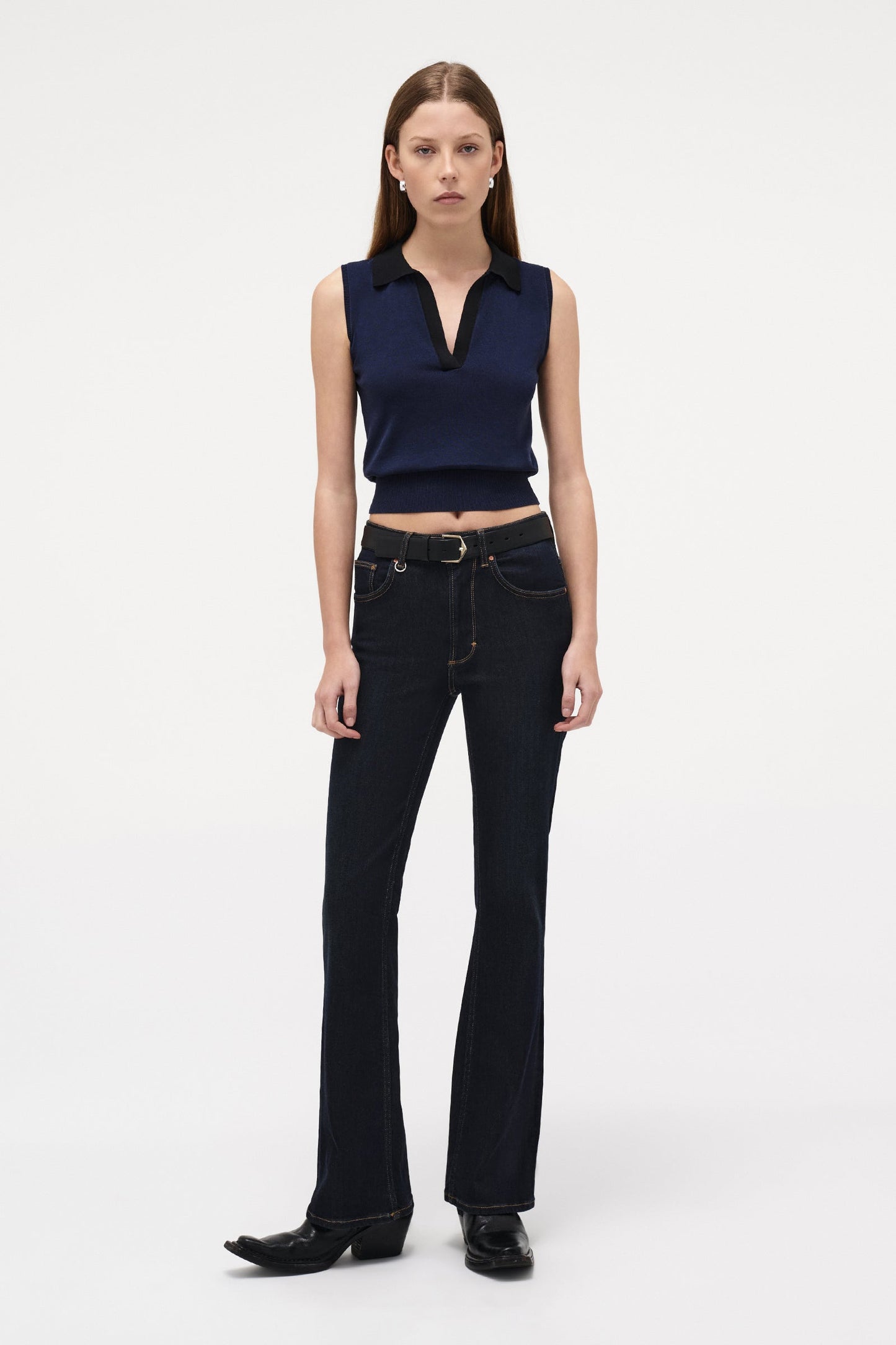 Disco Top - Dark Navy