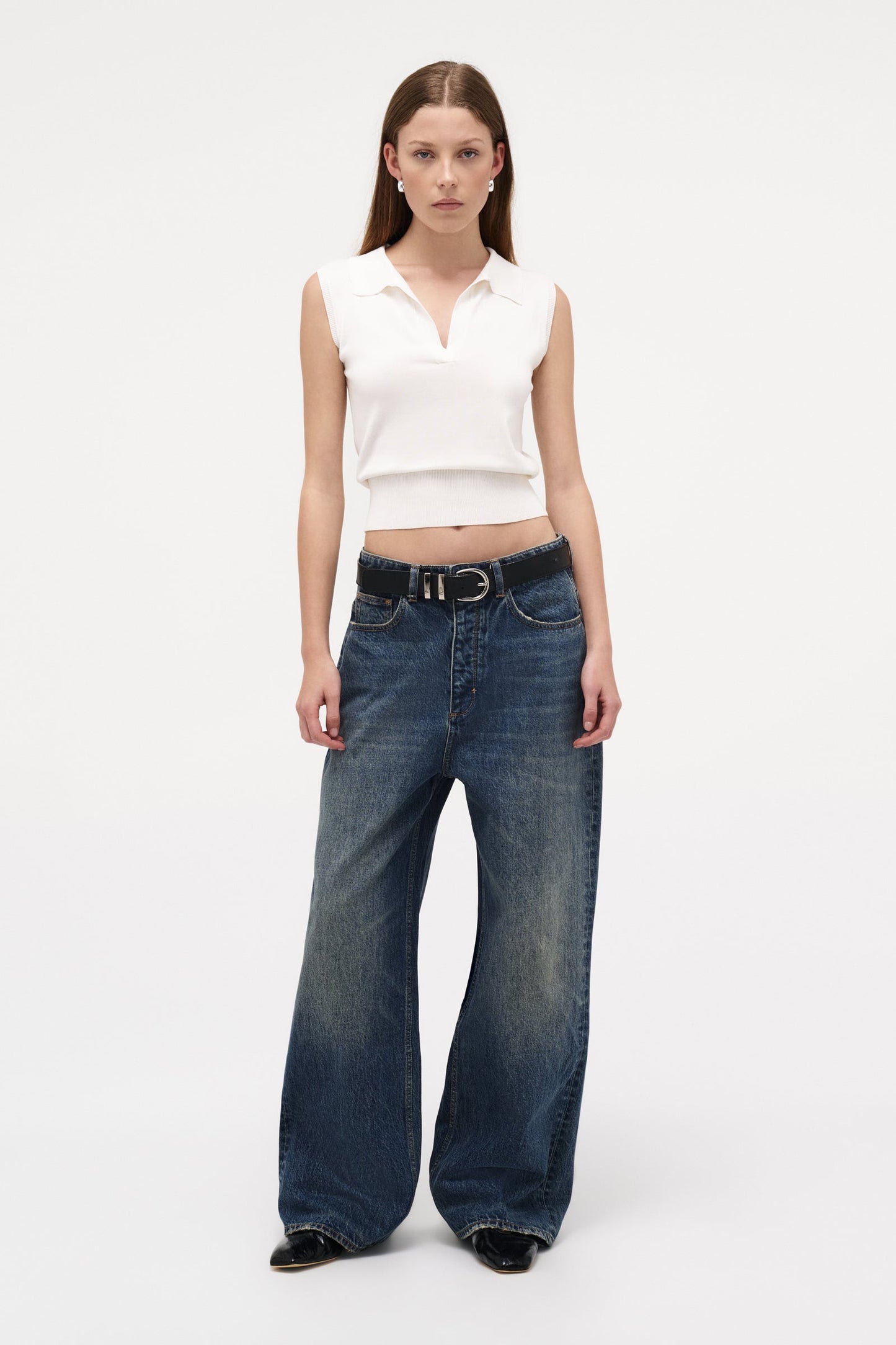 Disco Top - Cream White