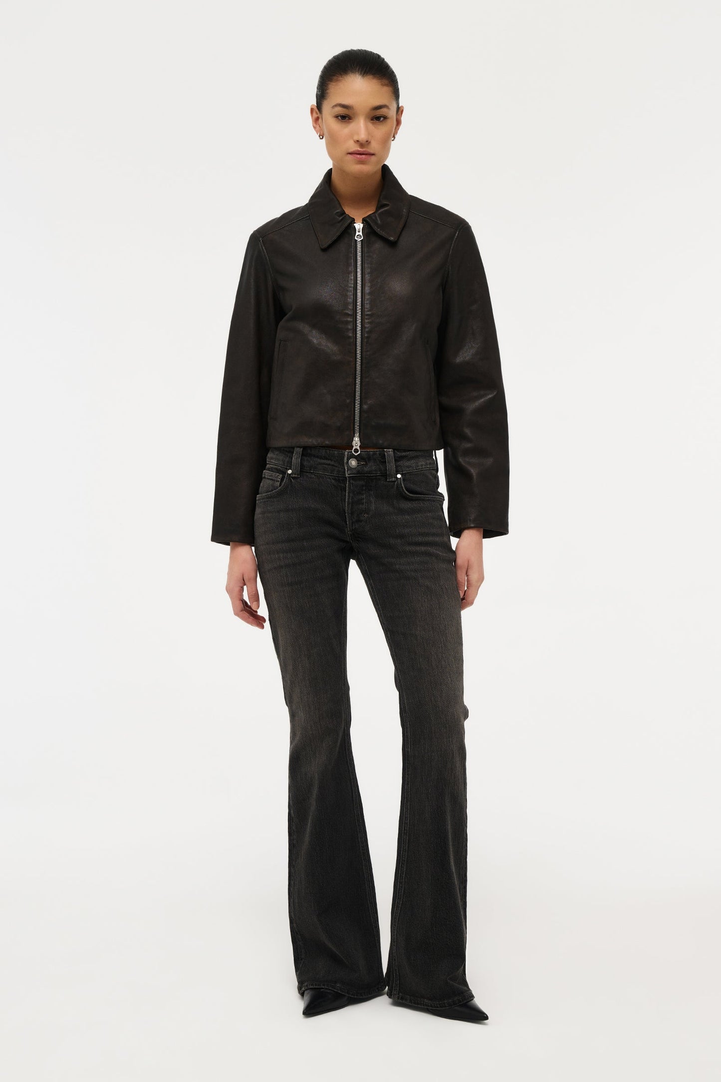 Leather Zip Jacket
