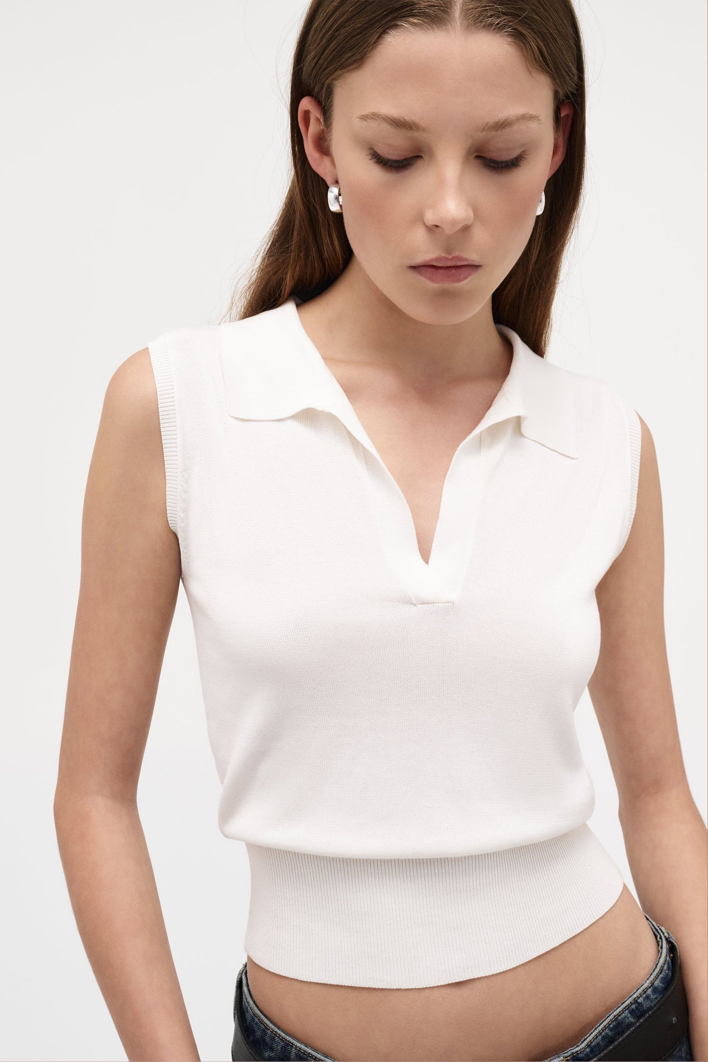 Disco Top - Cream White