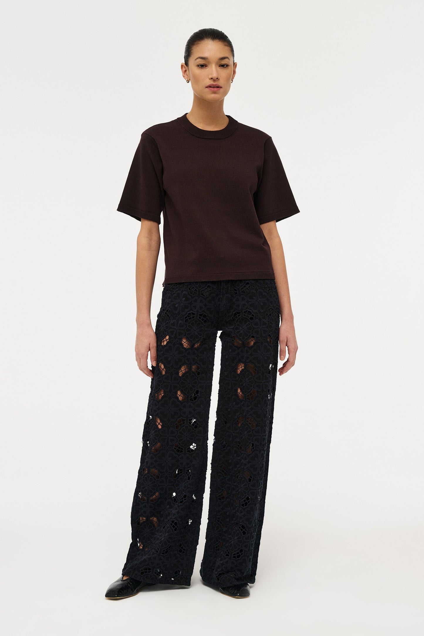 Knit Tee - Sable