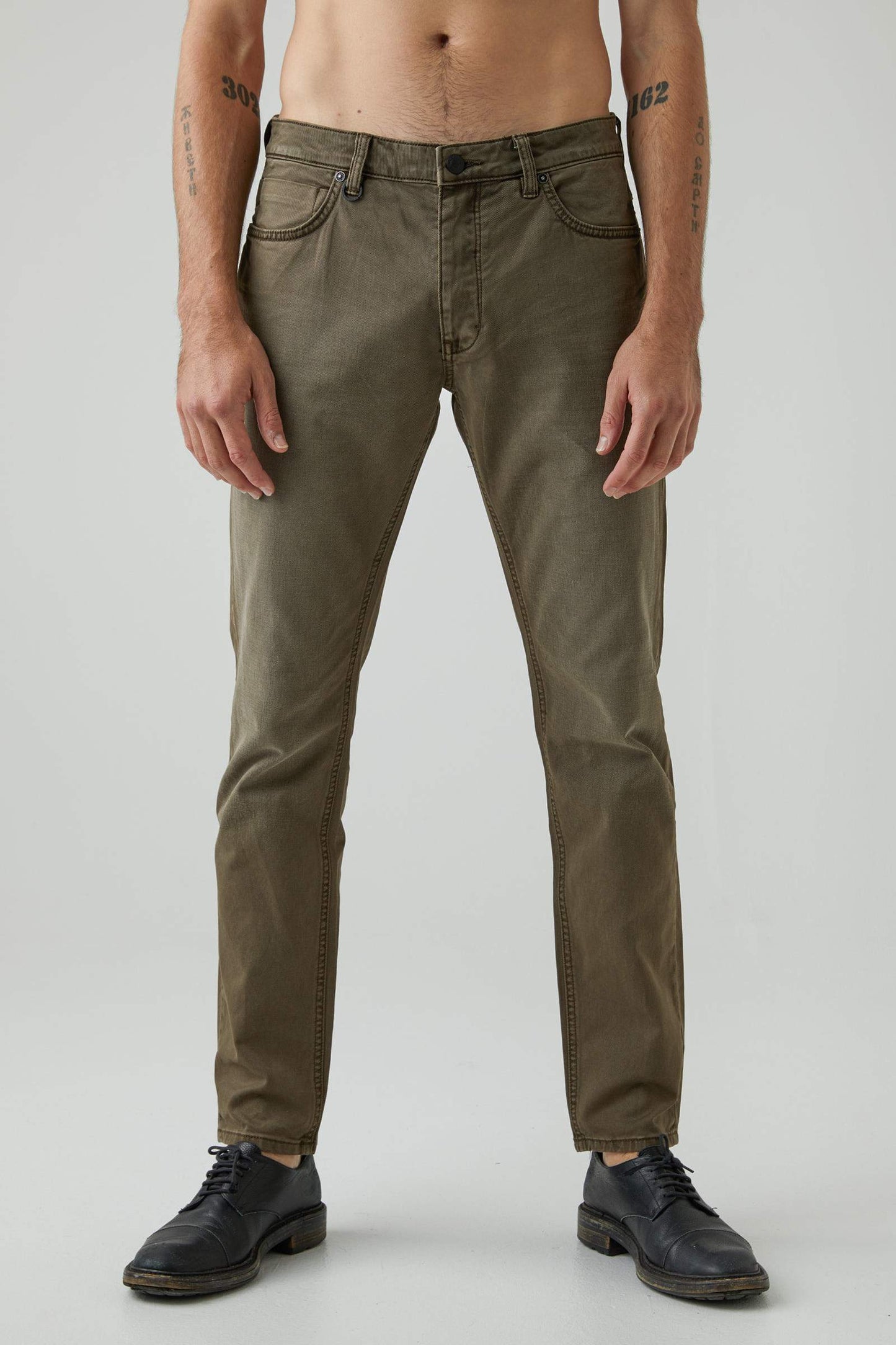 Lou Slim Twill - Desert