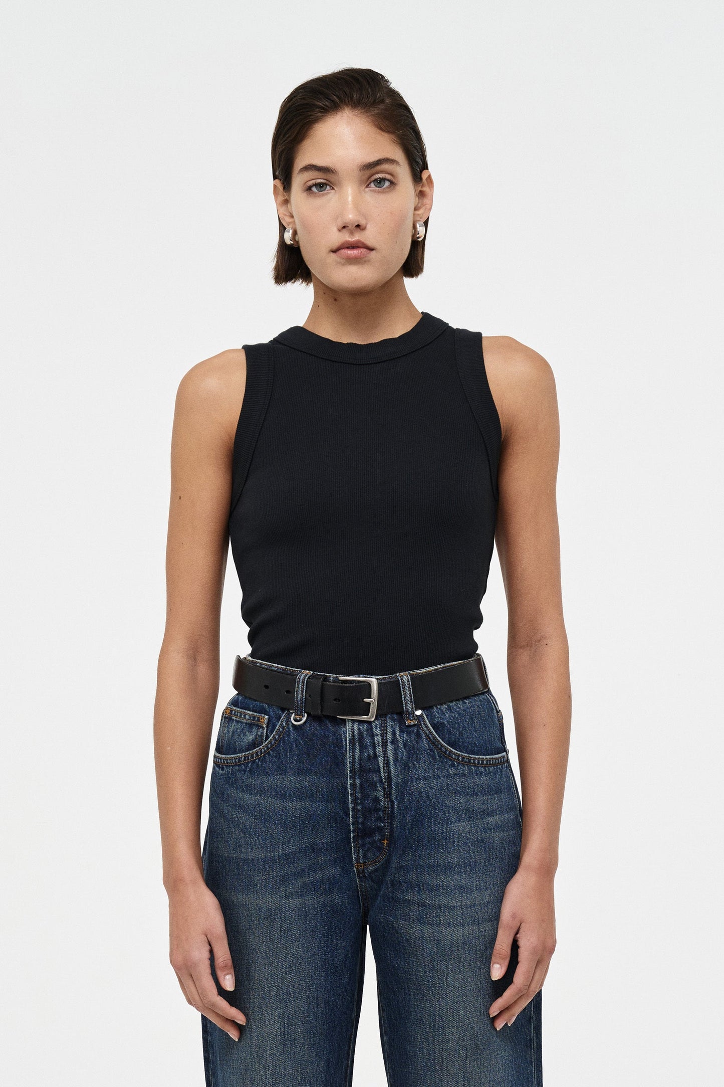 Jonesy Singlet - Black