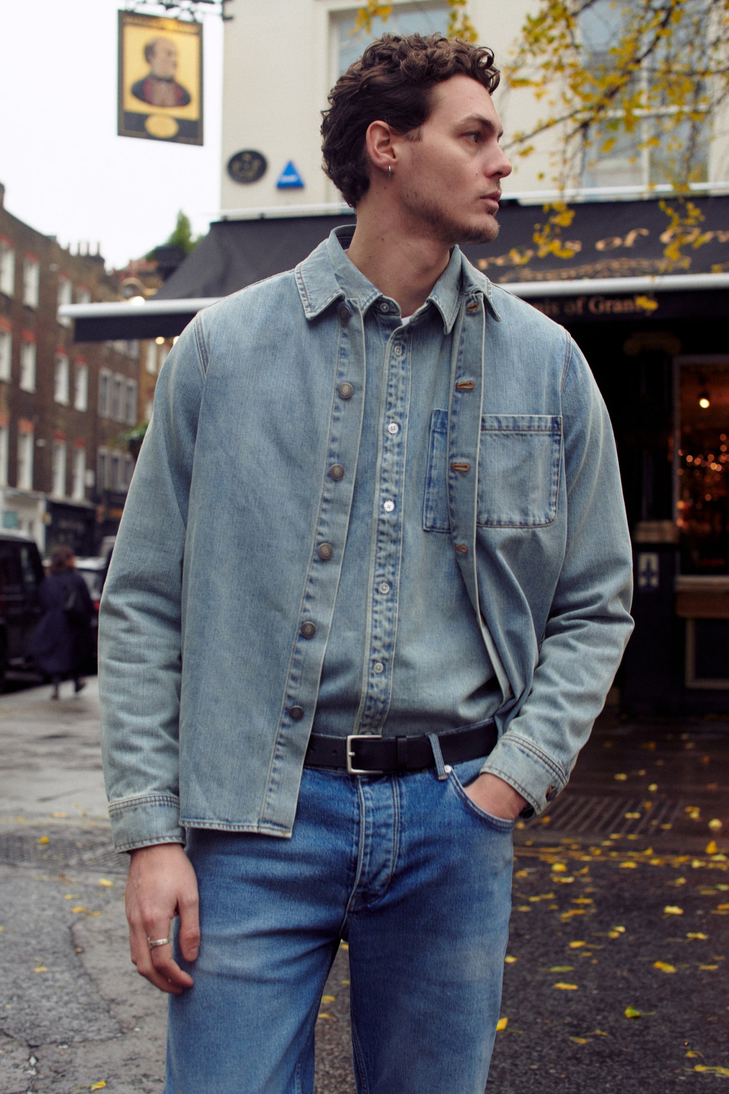 Denim Over Shirt