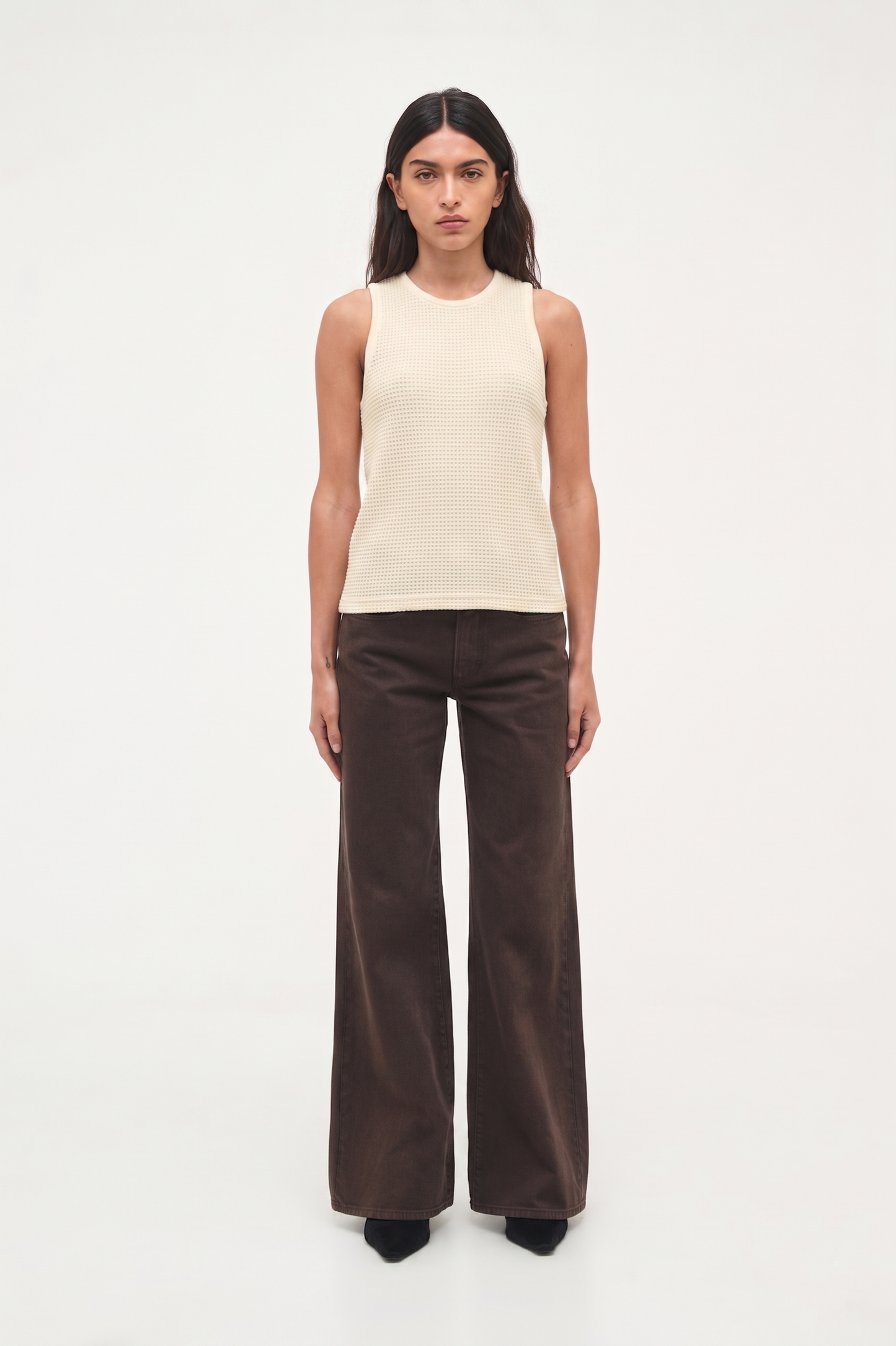 Worn Tank - Cream