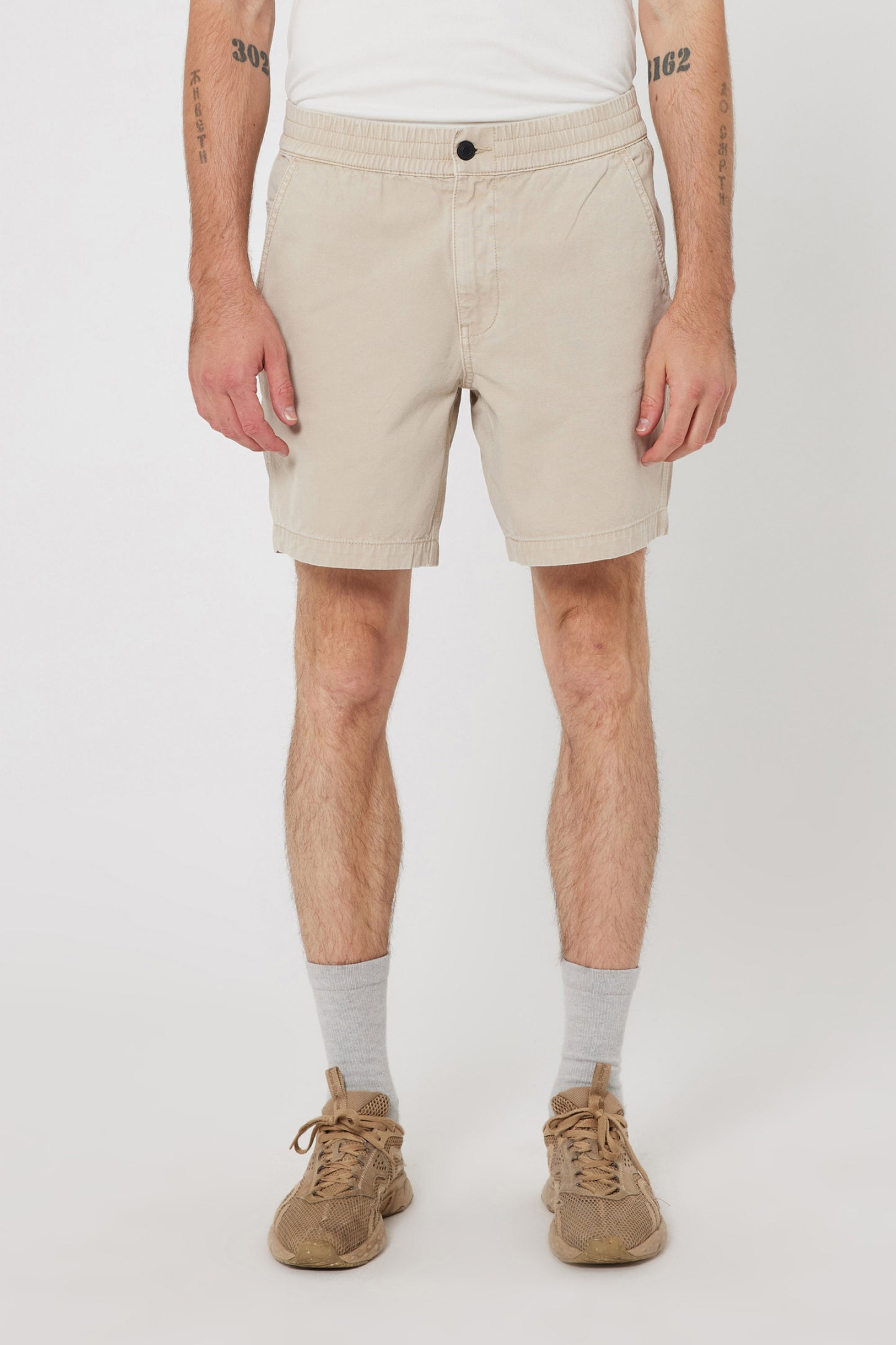 Lou Boxer Short Canvas - Sandstone