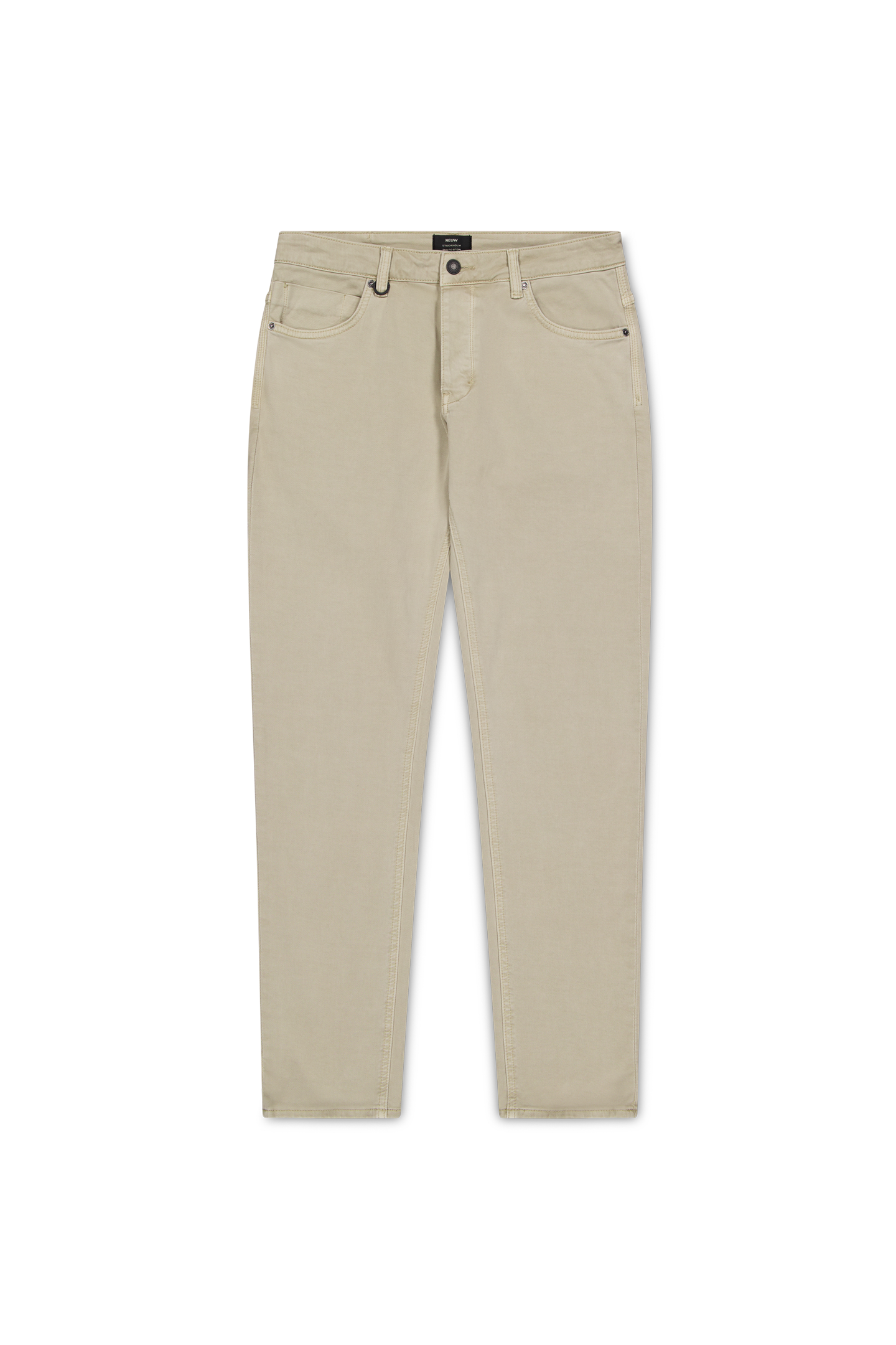 Lou Slim Twill - Washed Stone