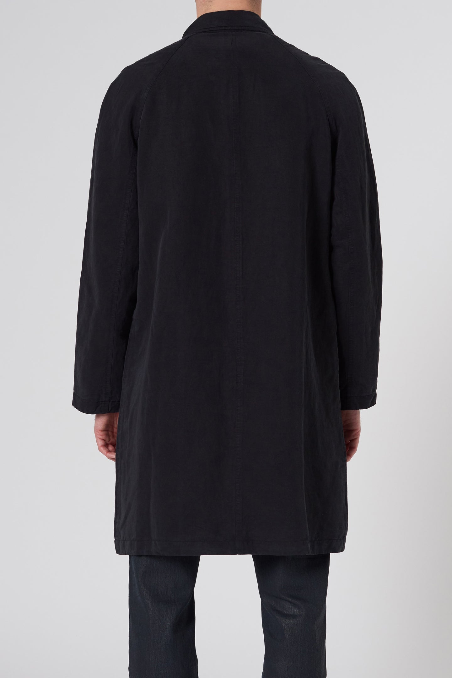 Turner Coat Linen Blend - Black