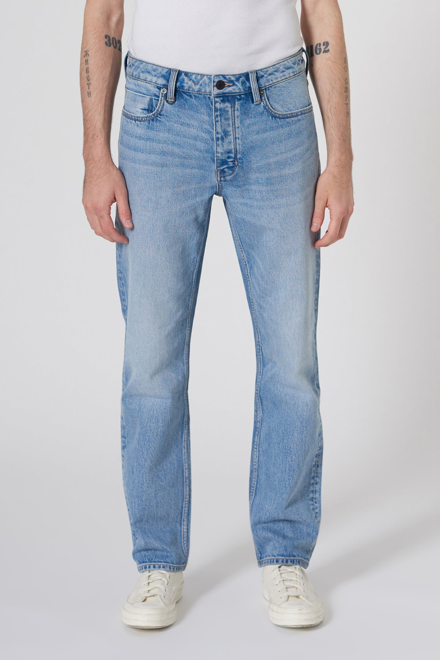 Ray Straight - Jupiter Neuw mid grey mens-jeans