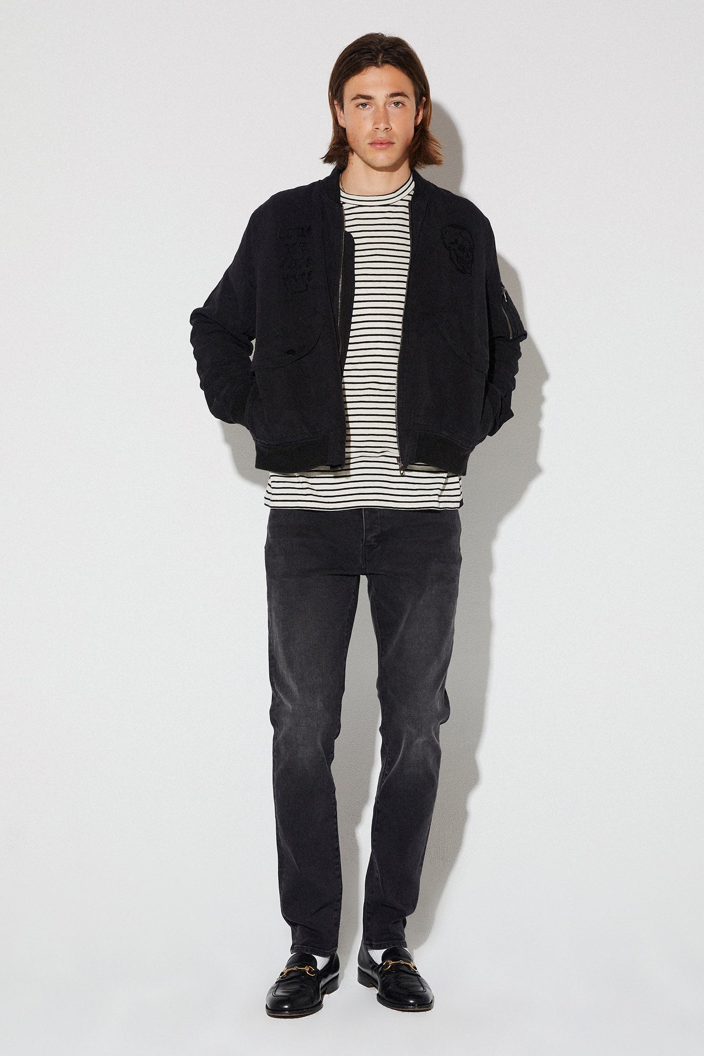 Saville Bomber Tattoo - Black