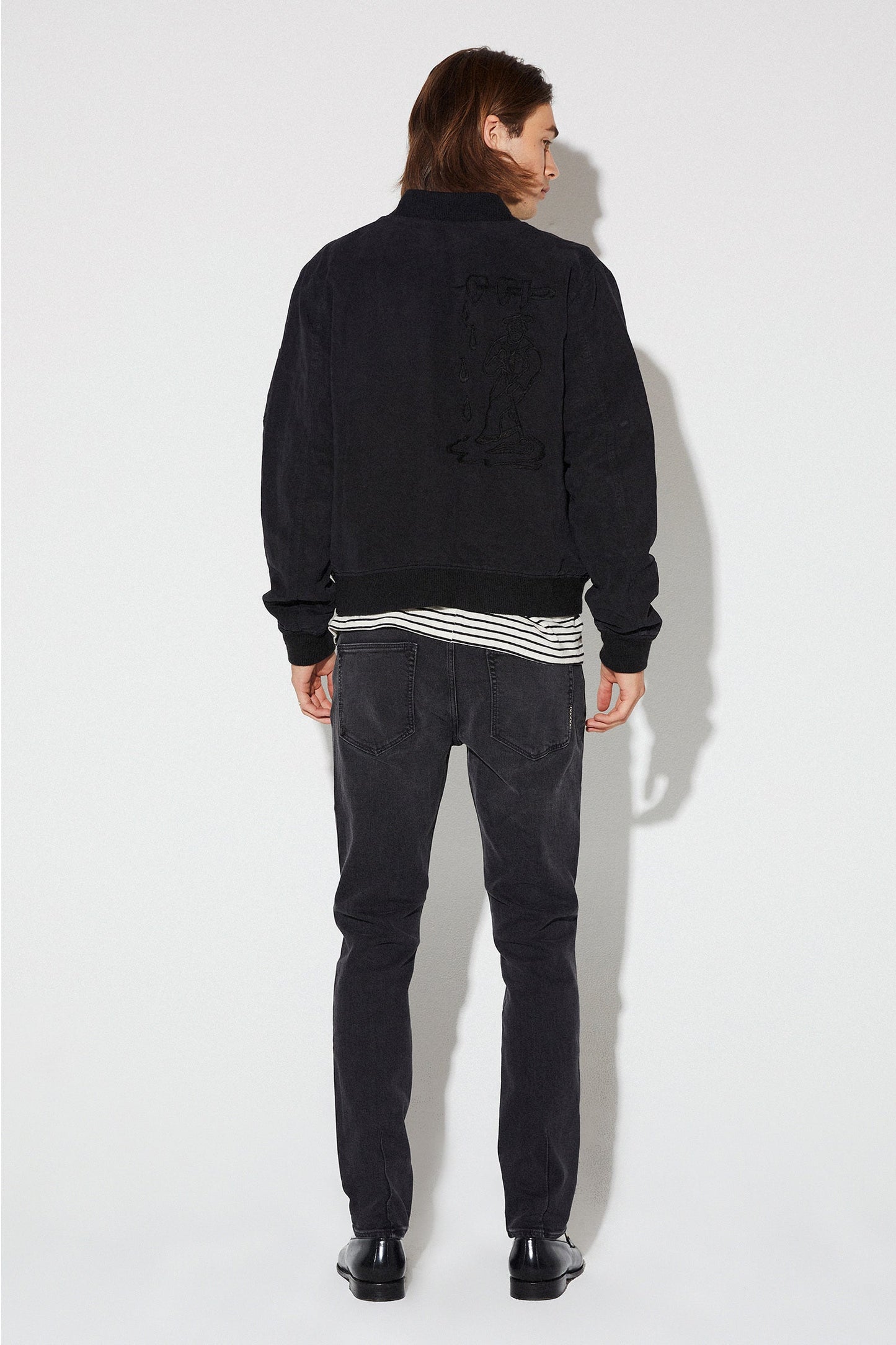 Saville Bomber Tattoo - Black