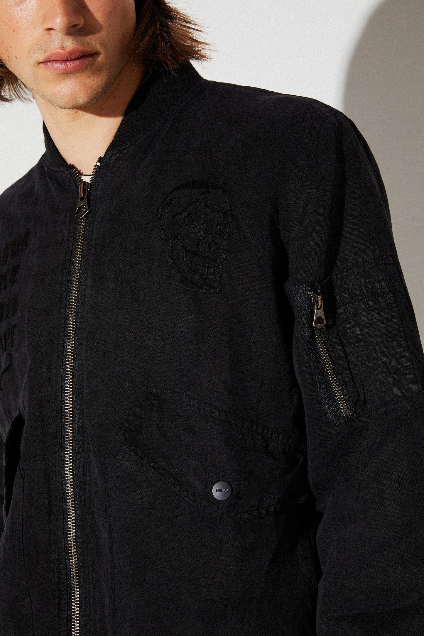 Saville Bomber Tattoo - Black