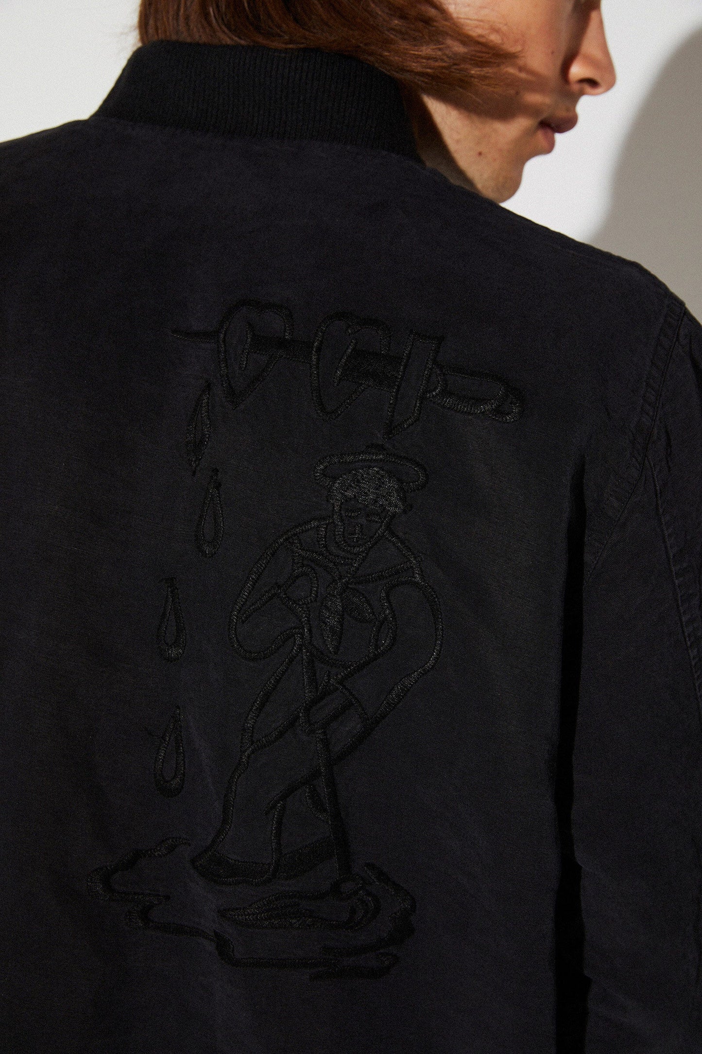 Saville Bomber Tattoo - Black