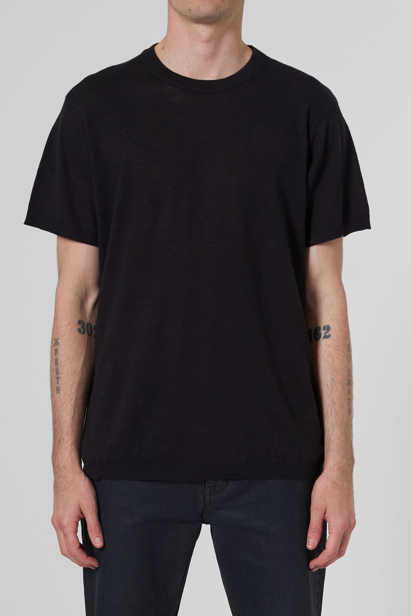 Knit Tee - Black